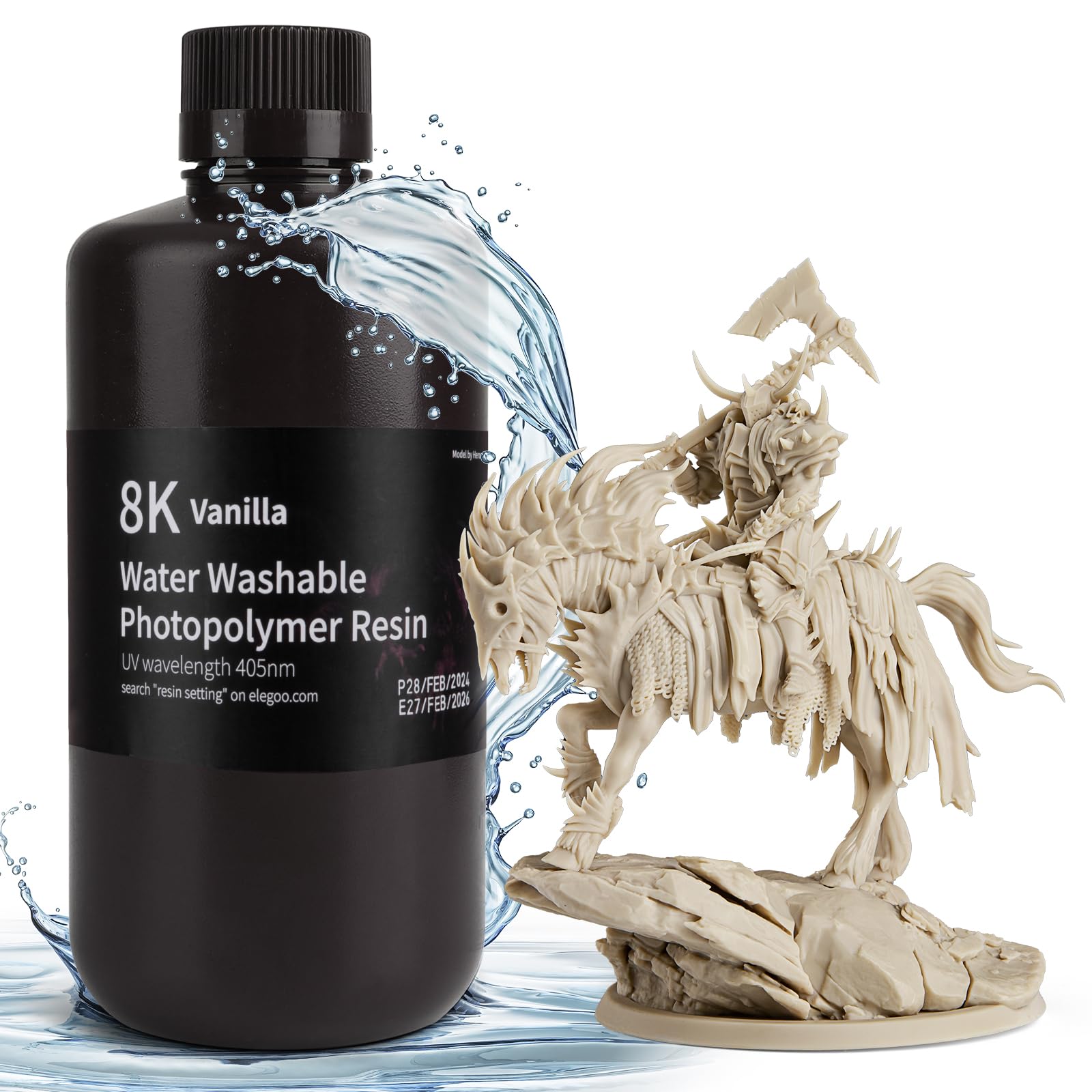 Foto 1 | Impresora 3d De Resina Elegoo 8k, Lavable Con Agua, 1000 G, 405 Nm, Lcd - Venta Internacional.