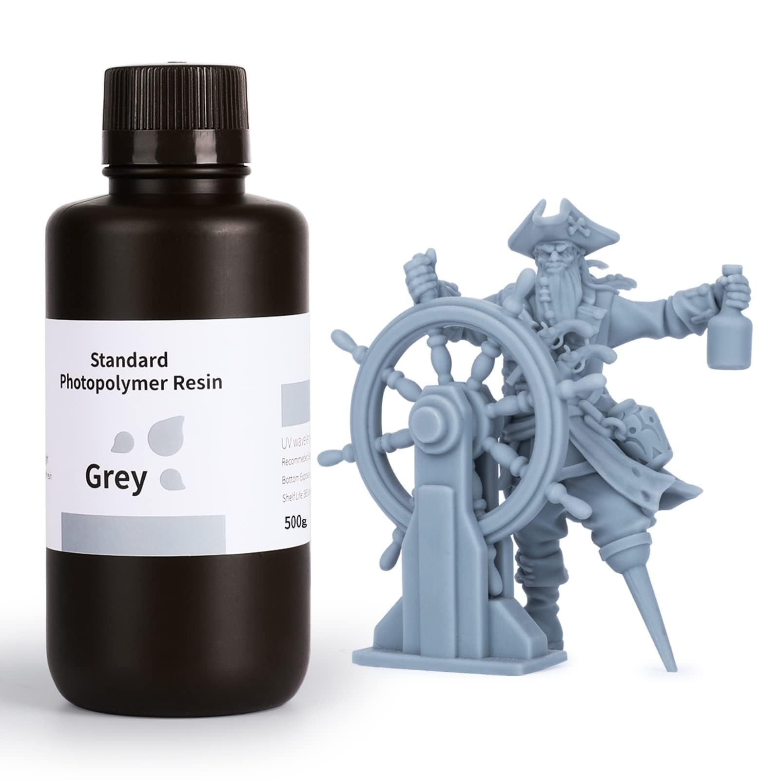 Foto 1 | Impresora 3d De Resina Elegoo, Fotopolímero Estándar, 500 G, Gris, 405 Nm - Venta Internacional.