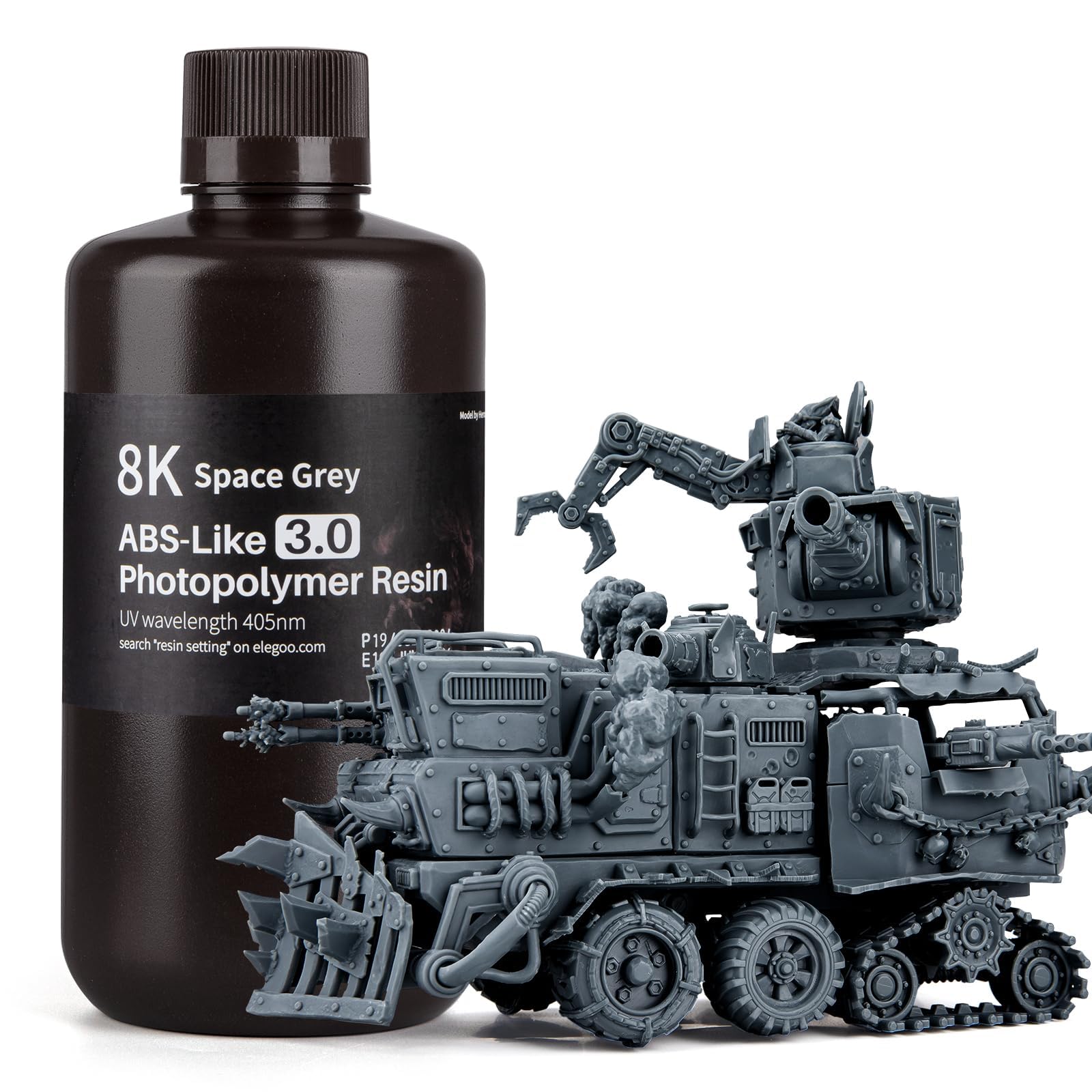Foto 1 | Impresora 3d De Resina Elegoo Tipo Abs 8k 3.0 1000 G Space Grey - Venta Internacional.