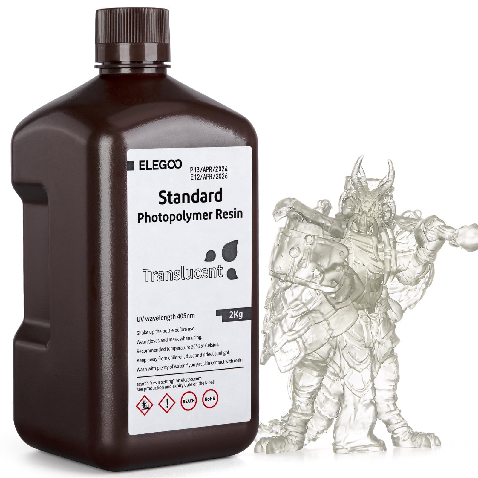Foto 1 | Impresora 3d De Resina Elegoo Standard 405nm, Fotopolímero, 2 Kg - Venta Internacional.