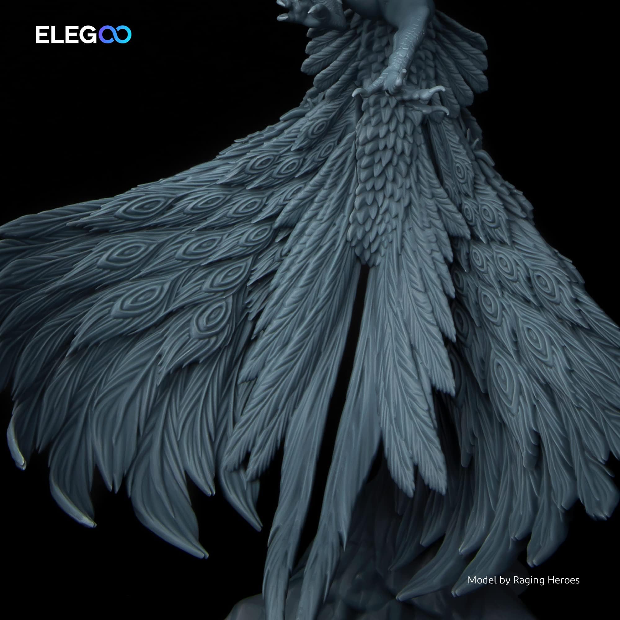 Foto 3 | Impresora 3d De Fotopolímero De Resina Elegoo Upgraded 8k 1000g, Gris - Venta Internacional.