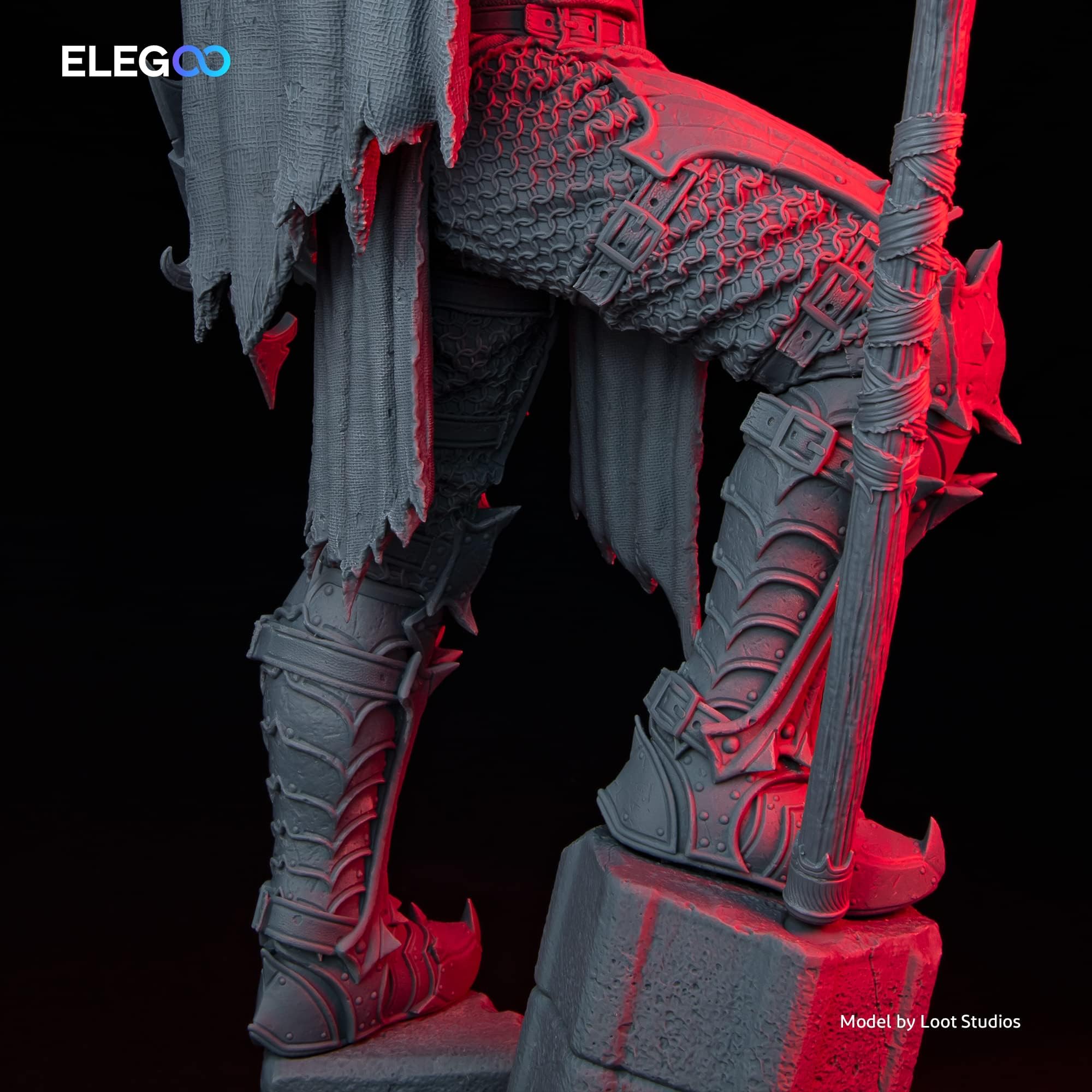 Foto 5 pulgar | Impresora 3d De Fotopolímero De Resina Elegoo Upgraded 8k 1000g, Gris - Venta Internacional.