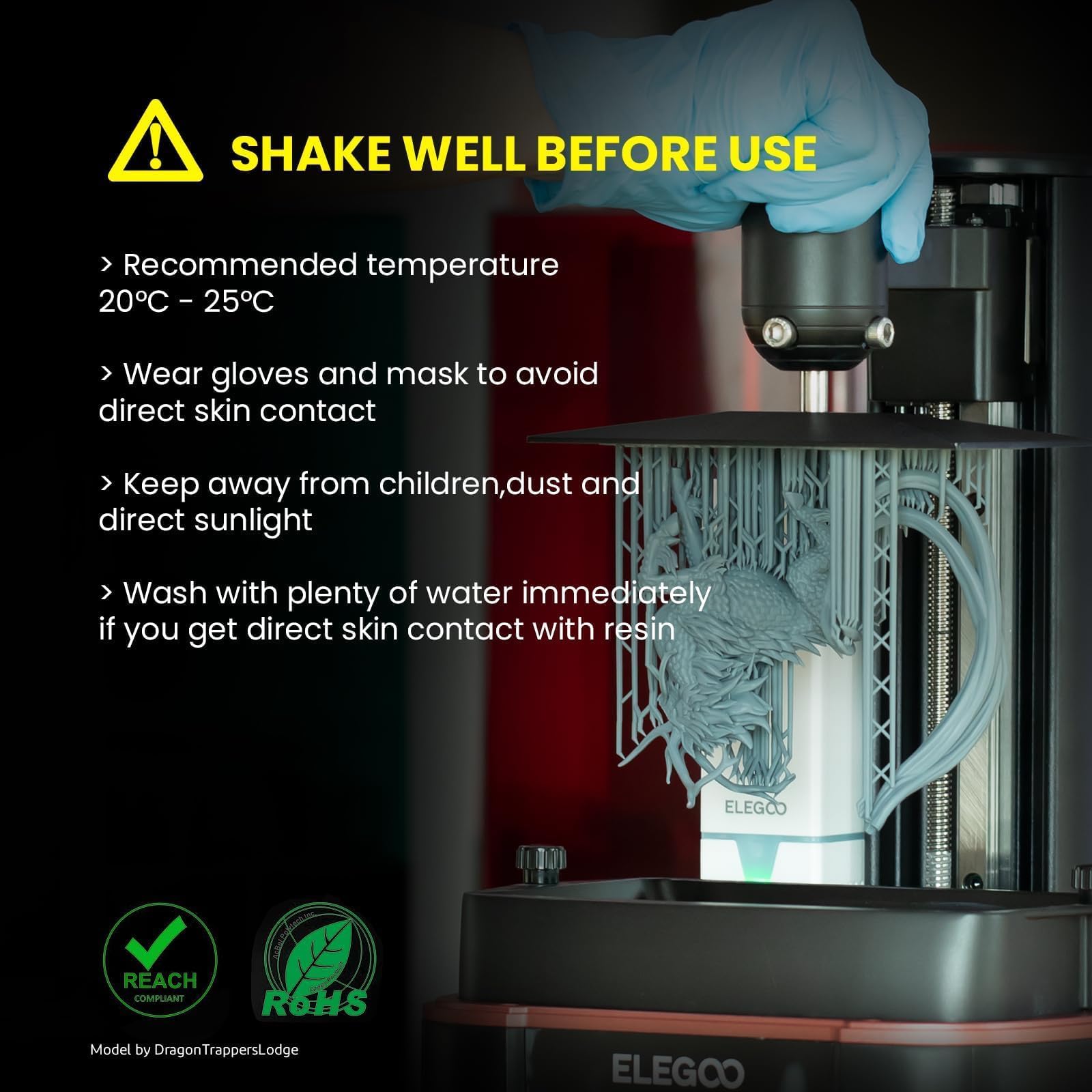 Foto 3 pulgar | Impresora 3d De Resina Elegoo Tipo Abs De 1 Kg Para Marte, Saturno Y Júpiter - Venta Internacional.