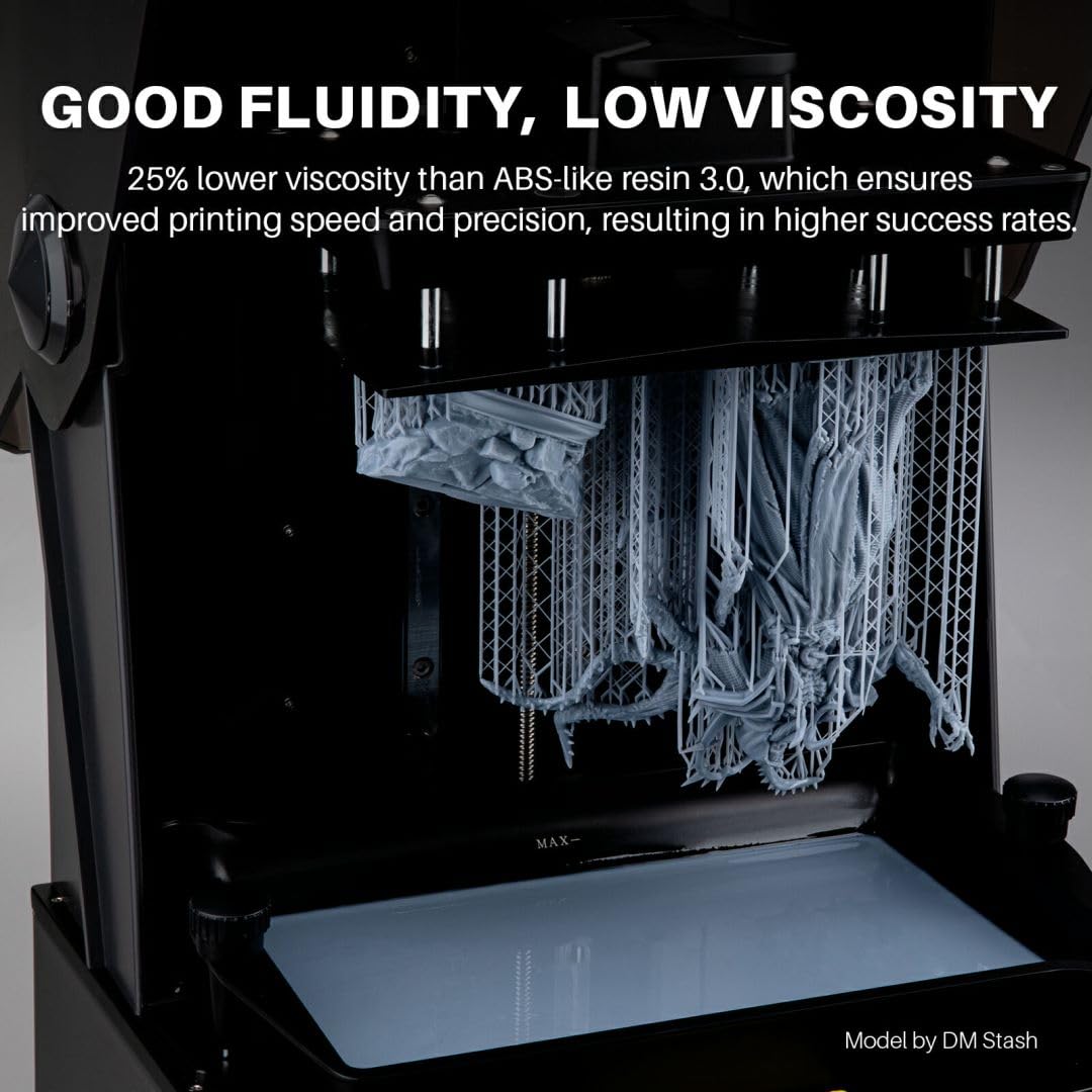 Foto 3 | Impresora 3d De Resina Elegoo Tipo Abs 3.0+ Gris De 2 Kg - Venta Internacional.