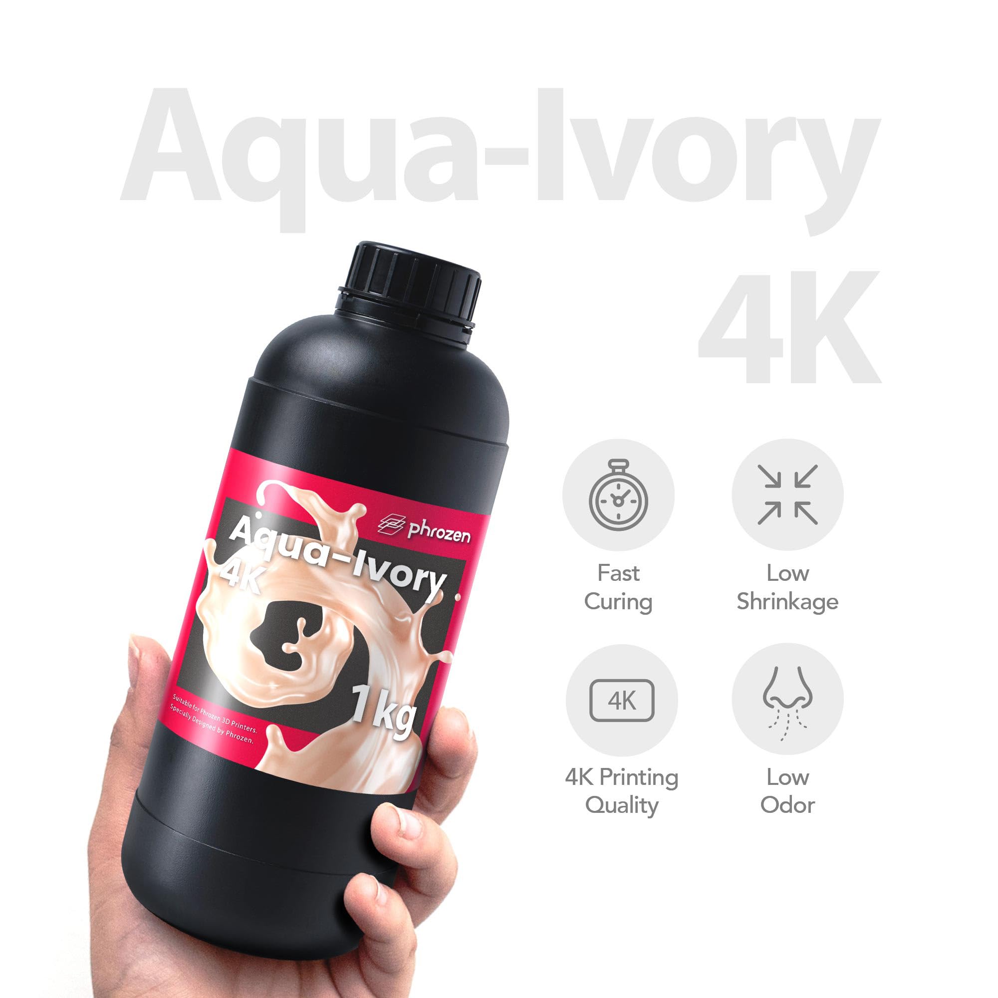 Foto 3 pulgar | Impresora 3d Phrozen Rapid Resin Aqua-ivory 4k 1 Kg - Venta Internacional.