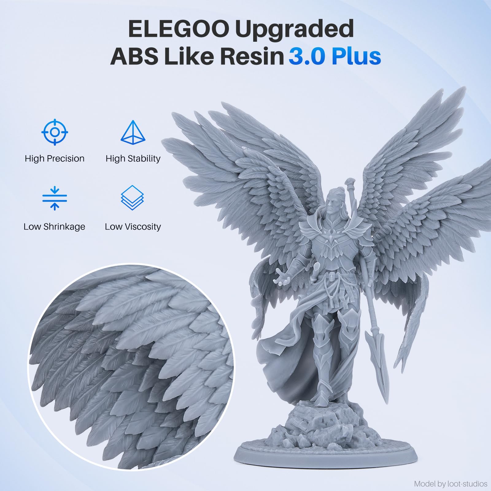 Foto 3 pulgar | Impresora 3d De Resina Elegoo Abs-like 3.0 Plus Grey 1000ml - Venta Internacional.