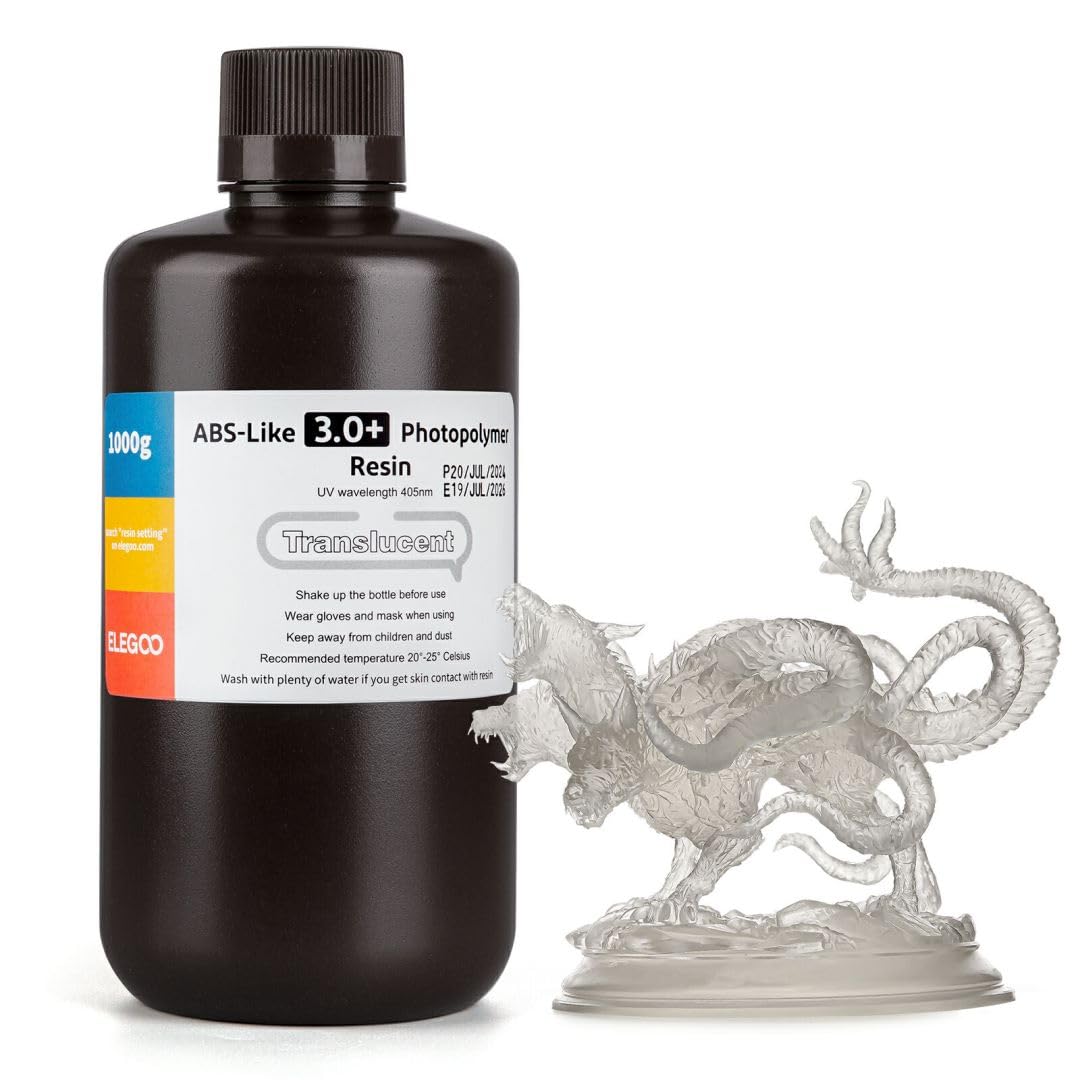 Impresora 3d De Resina Fotopolimérica Elegoo Tipo Abs 3.0+ 1 Kg - Venta Internacional.