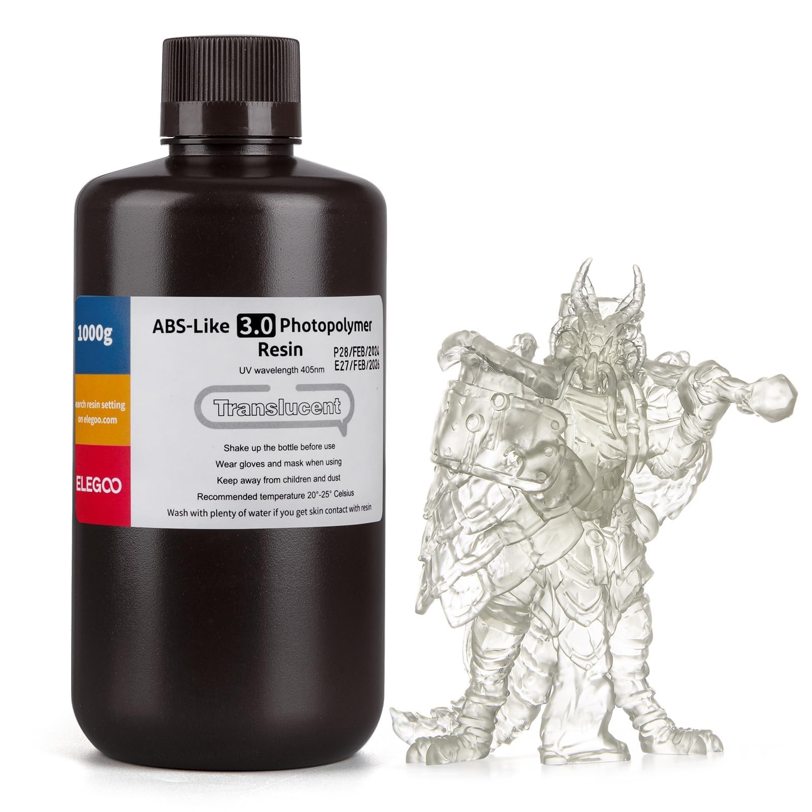 Impresora 3d De Resina Elegoo Tipo Abs 3.0 1000g Para Marte Saturno - Venta Internacional.