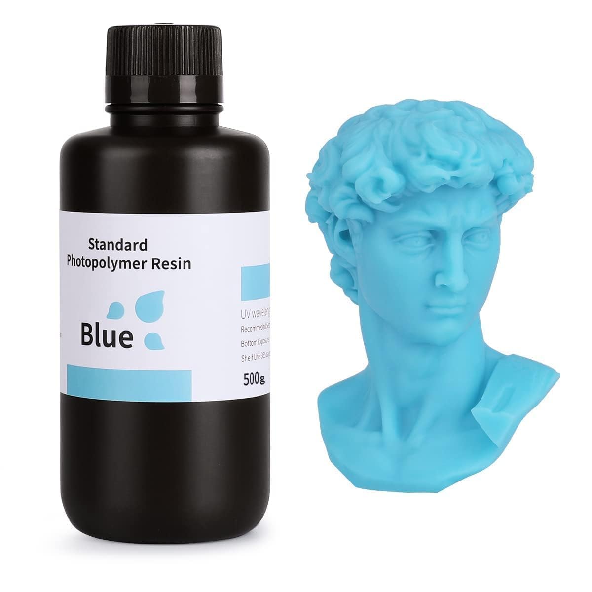 Foto 2 pulgar | Impresora 3d De Resina Elegoo, Fotopolímero Estándar Azul, 500 G - Venta Internacional.