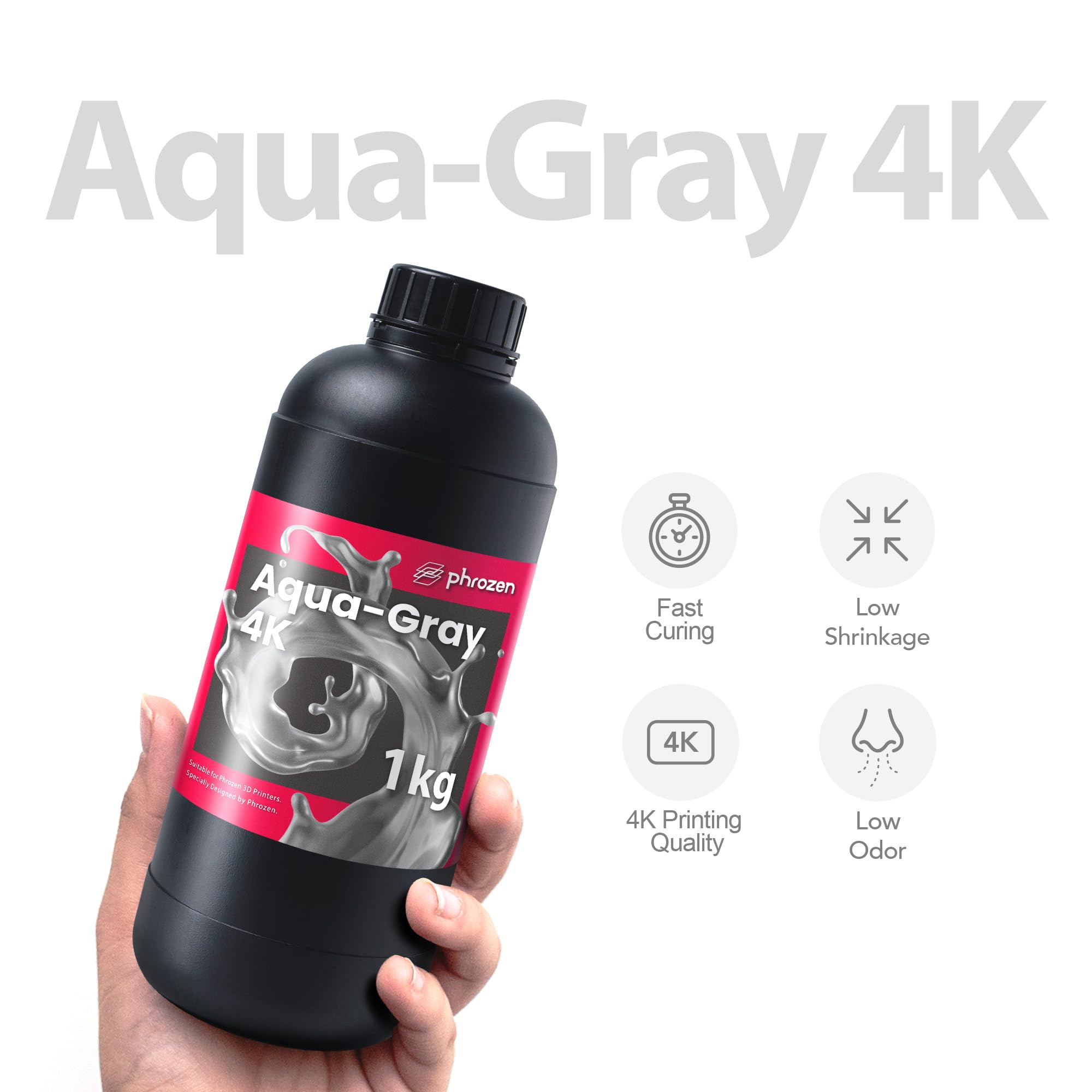 Foto 3 pulgar | Impresora 3d Phrozen Rapid Resin Aqua-grey 4k 1 Kg - Venta Internacional.