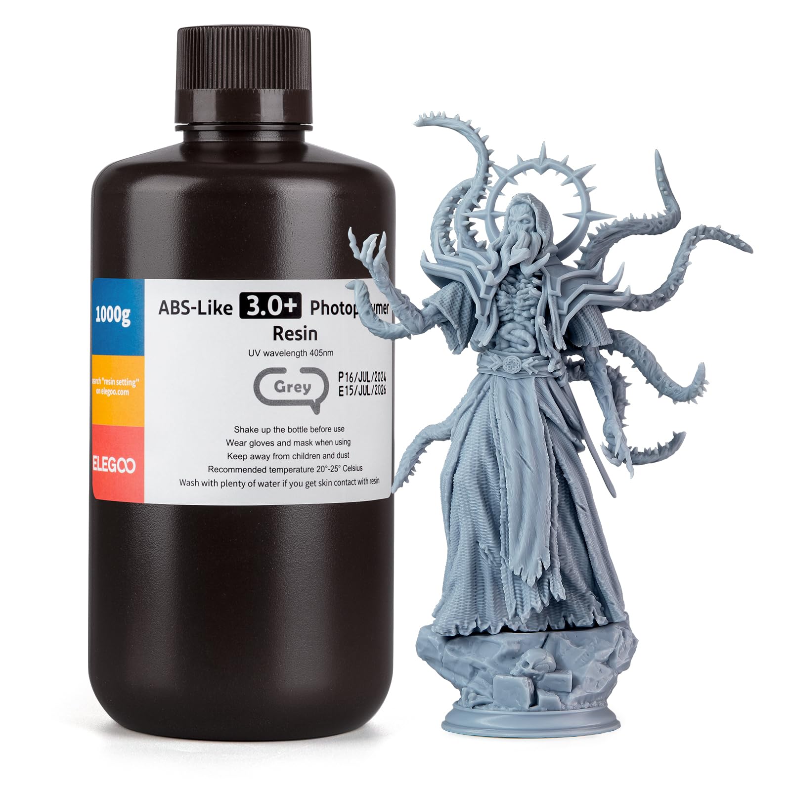 Foto 2 pulgar | Impresora 3d De Resina Elegoo Tipo Abs 3.0+ Gris De 1 Kg - Venta Internacional.