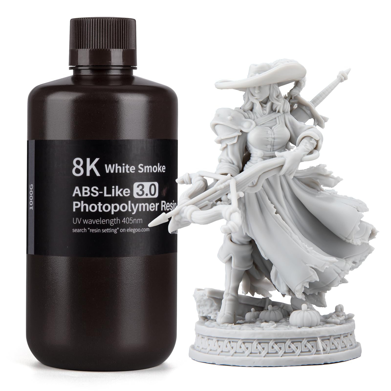 Foto 2 pulgar | Impresora 3d De Resina Elegoo Tipo Abs 8k 3.0 1000 G White Smoke - Venta Internacional.