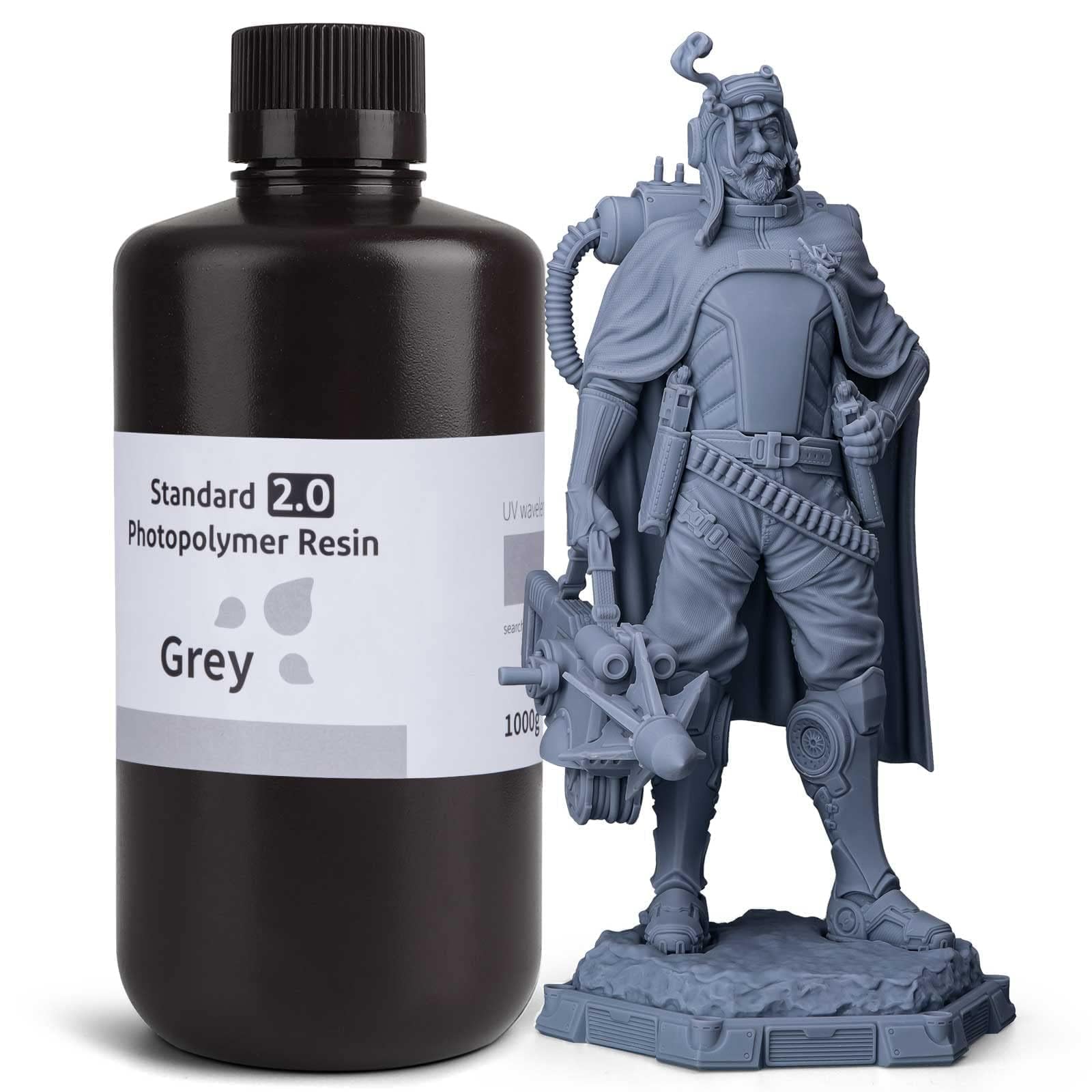 Foto 1 | Impresora 3d De Resina Elegoo Upgrade Standard 2.0 405 Nm 1l, Color Gris - Venta Internacional.