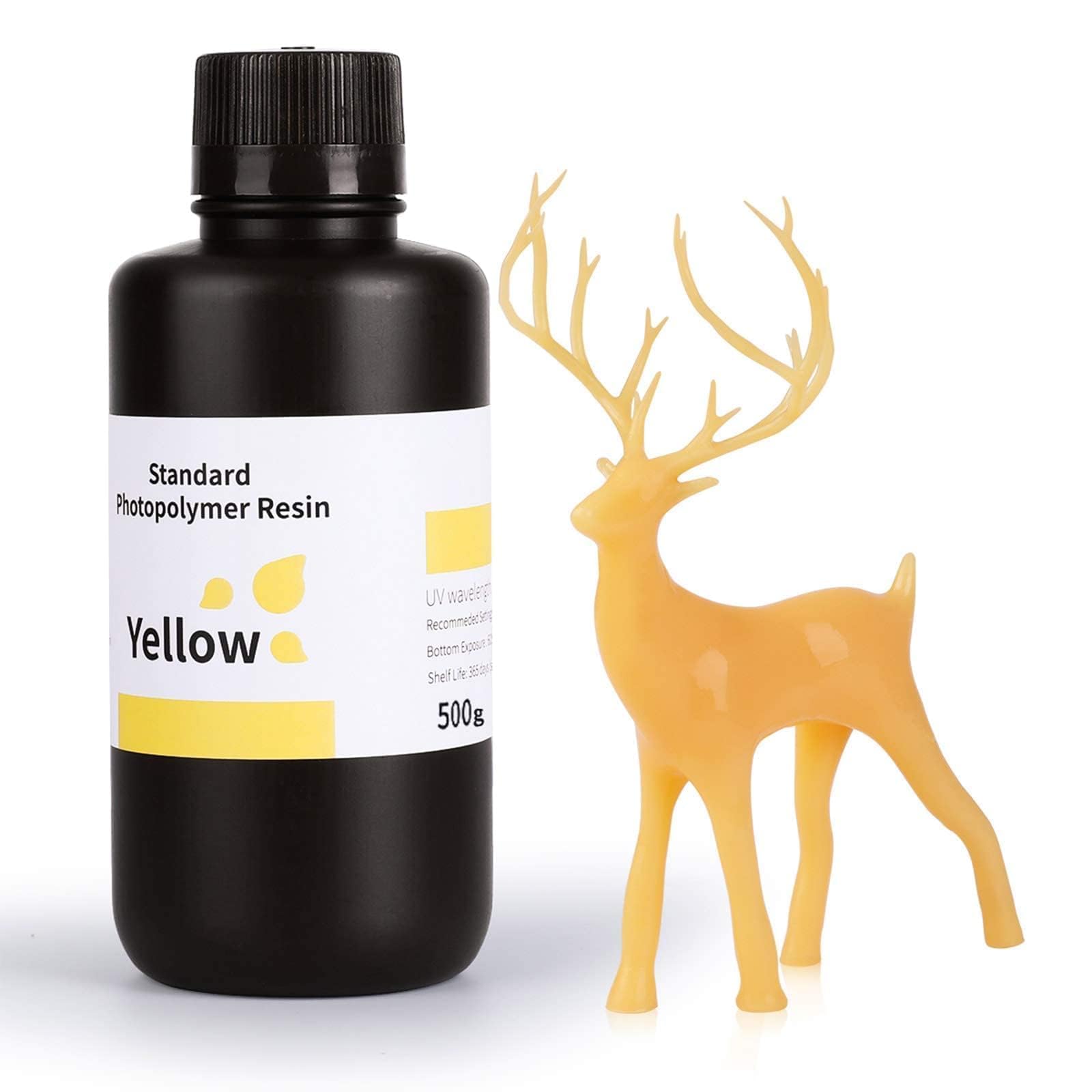 Foto 1 | Impresora 3d De Resina Elegoo, Fotopolímero Estándar, 500 G, Color Amarillo - Venta Internacional.