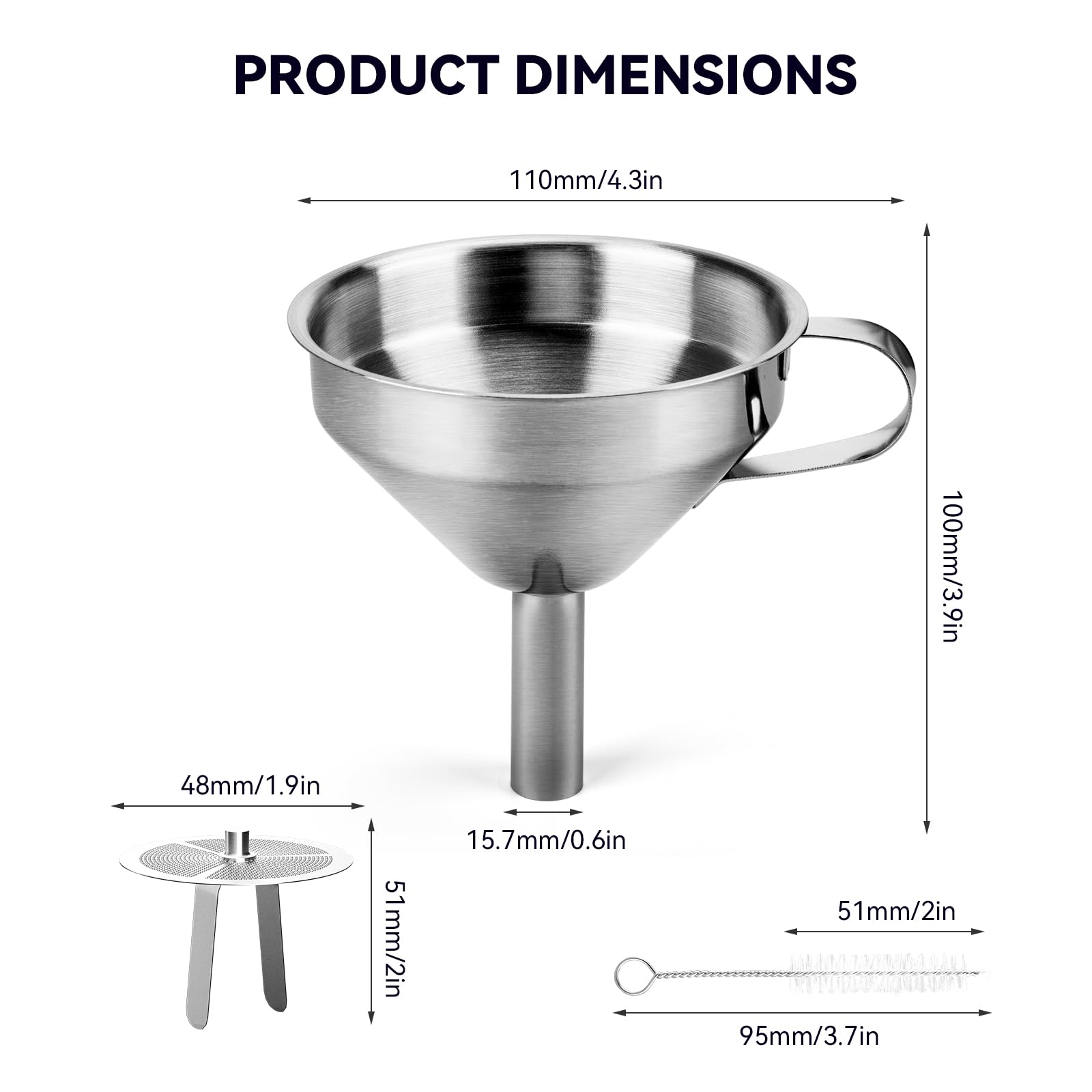 Foto 5 | Embudo De Acero Inoxidable Con Filtro De Resina Para Impresora 3d Elegoo - Venta Internacional.