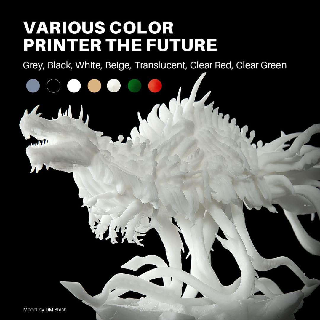 Foto 5 | Impresora 3d De Resina Fotopolimérica Elegoo Tipo Abs 3.0+ 1 Kg Blanca - Venta Internacional.