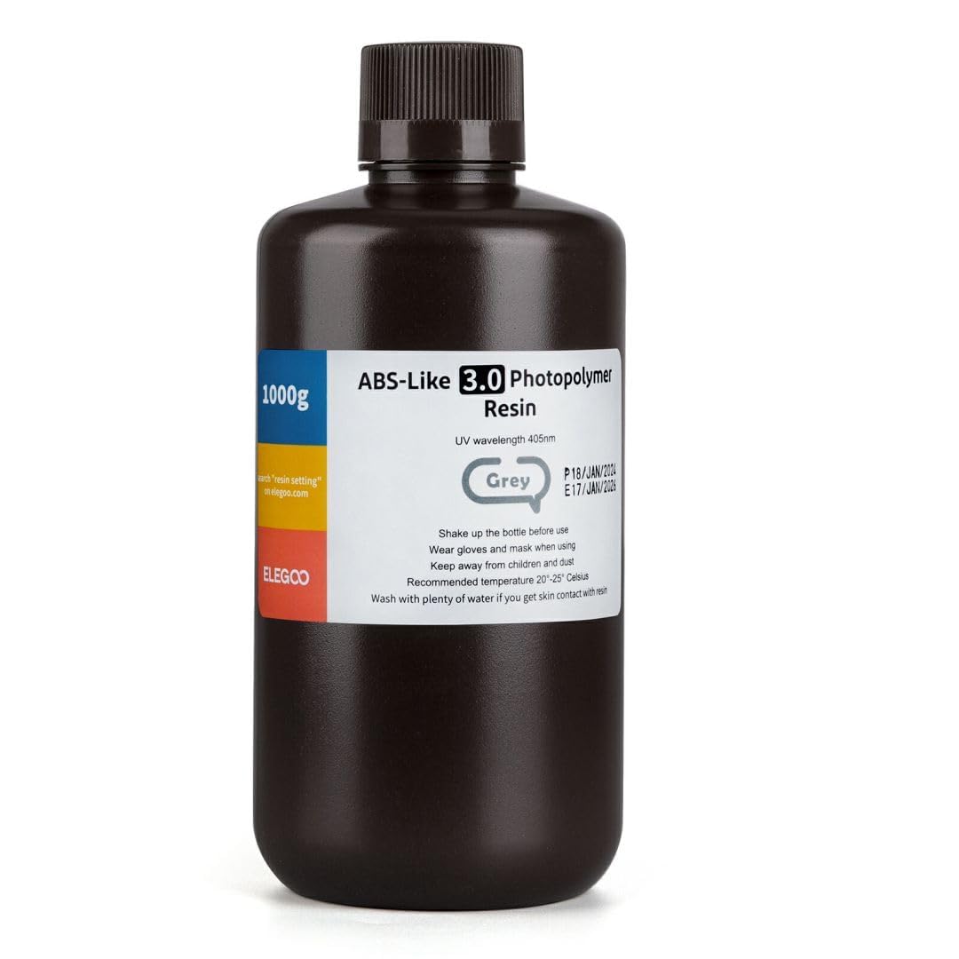 Foto 8 pulgar | Impresora 3d De Resina Fotopolimérica Elegoo Tipo Abs 3.0+ 1 Kg Blanca - Venta Internacional.