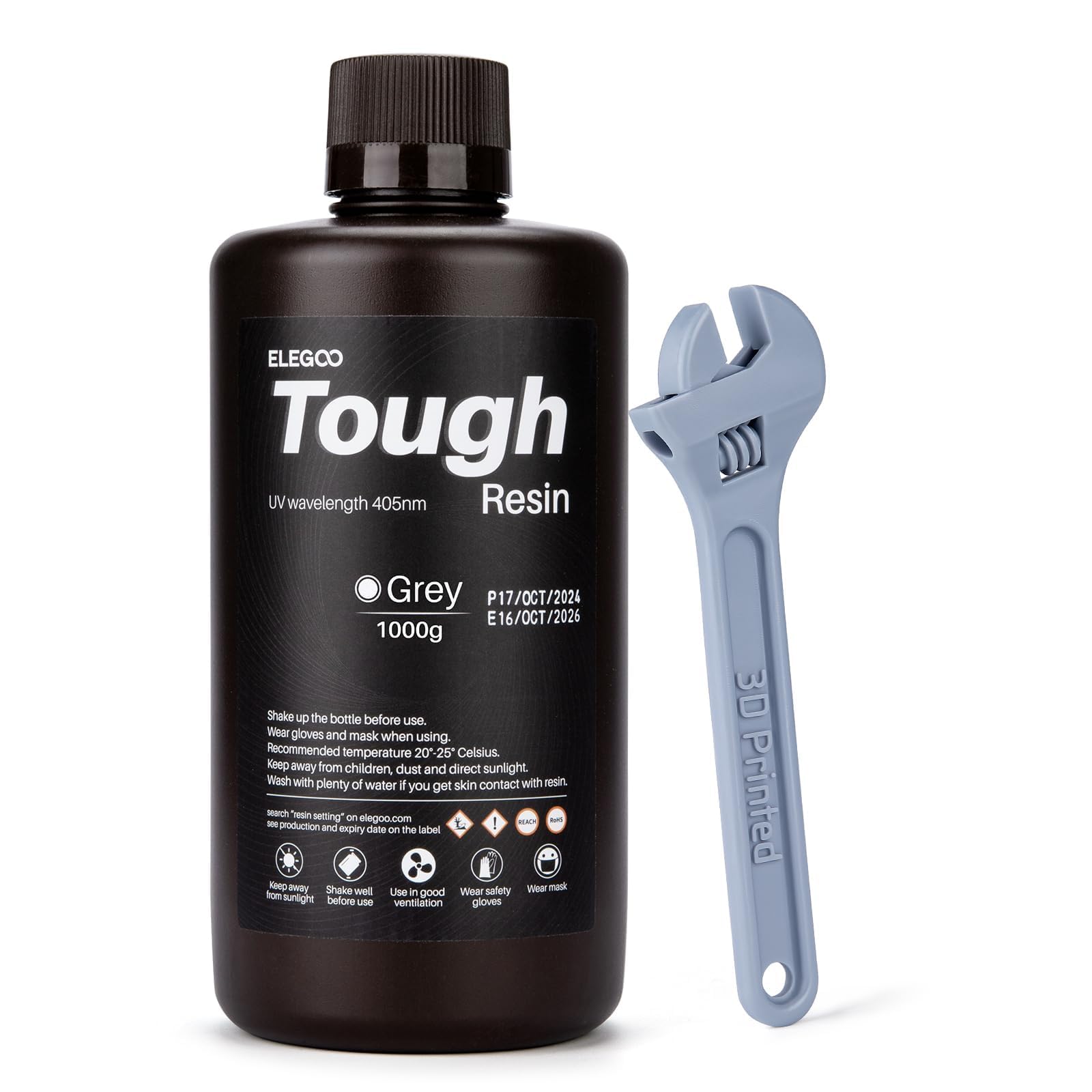 Foto 2 pulgar | Impresora 3d De Resina Elegoo Tough High Dureza De 1 Kg, Color Gris - Venta Internacional.