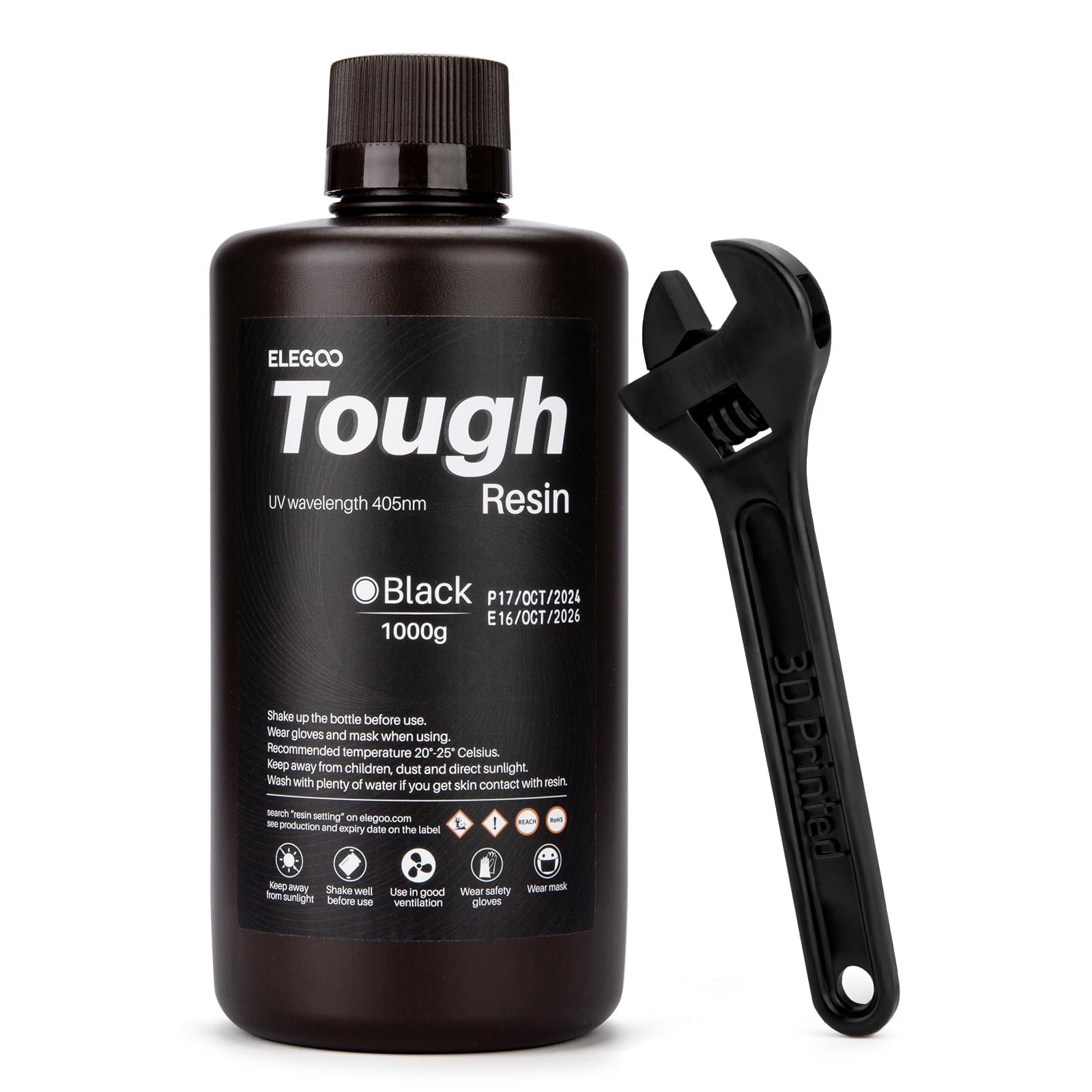 Impresora 3d De Resina Elegoo Tough High Dureza Negra De 1 Kg - Venta Internacional.