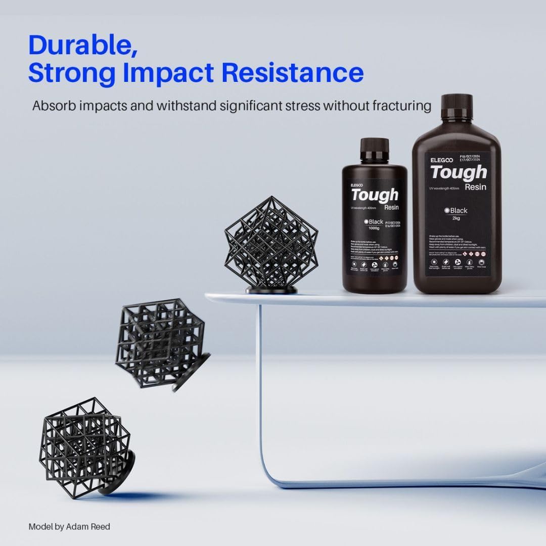 Foto 3 pulgar | Impresora 3d De Resina Elegoo Tough High Dureza Negra De 1 Kg - Venta Internacional.