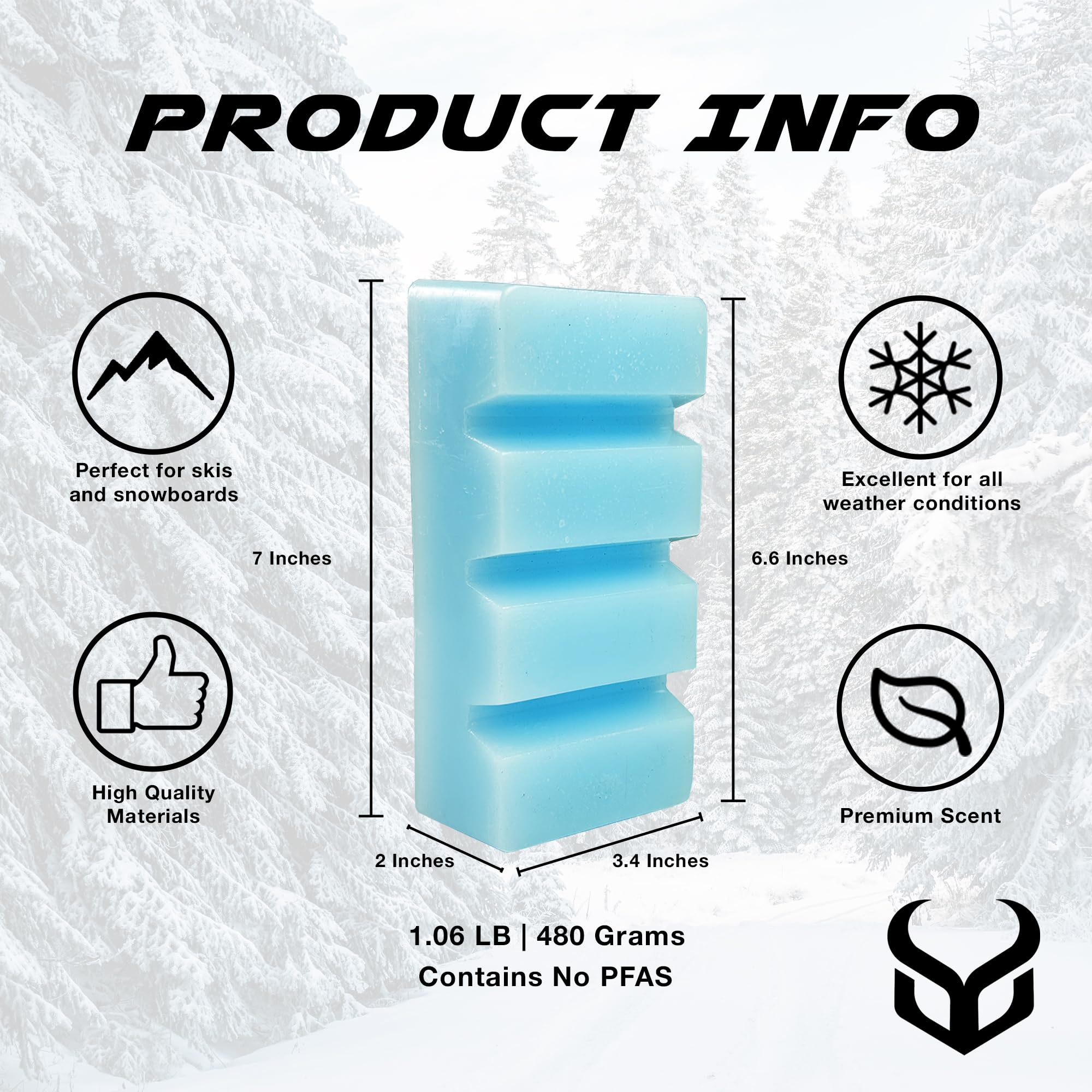 Foto 4 pulgar | Cera Para Esquí Y Snowboard Demon Hyper Universal 480 G - Venta Internacional.