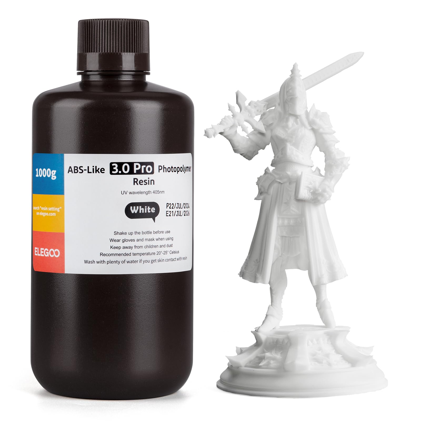 Foto 2 pulgar | Impresora 3d De Resina Elegoo Abs-like 3.0 Pro 1000 G Blanca - Venta Internacional.