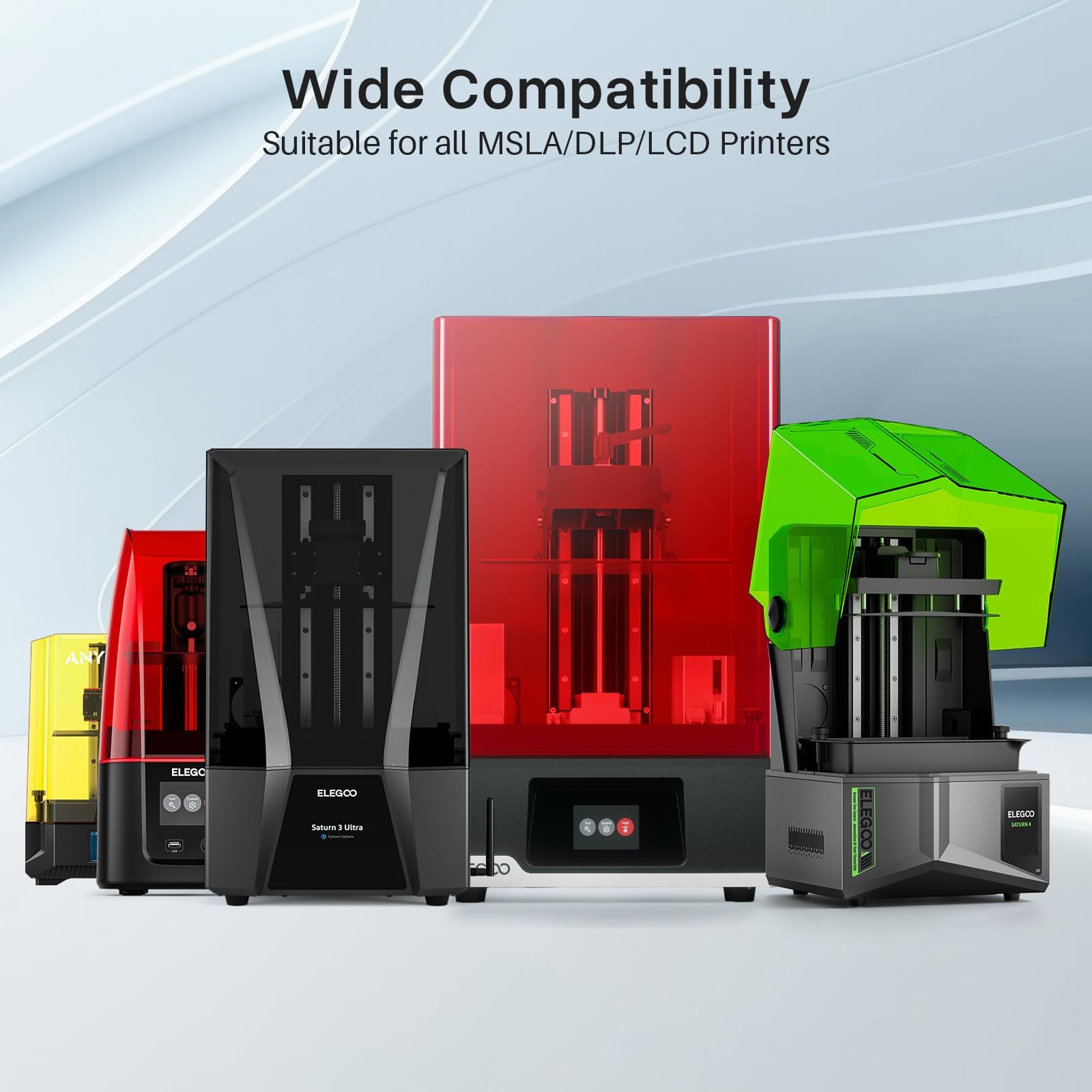 Foto 7 | Impresora 3d De Resina Elegoo Standard A Base De Plantas  1 Kg  Negra  405 Nm - Venta Internacional.
