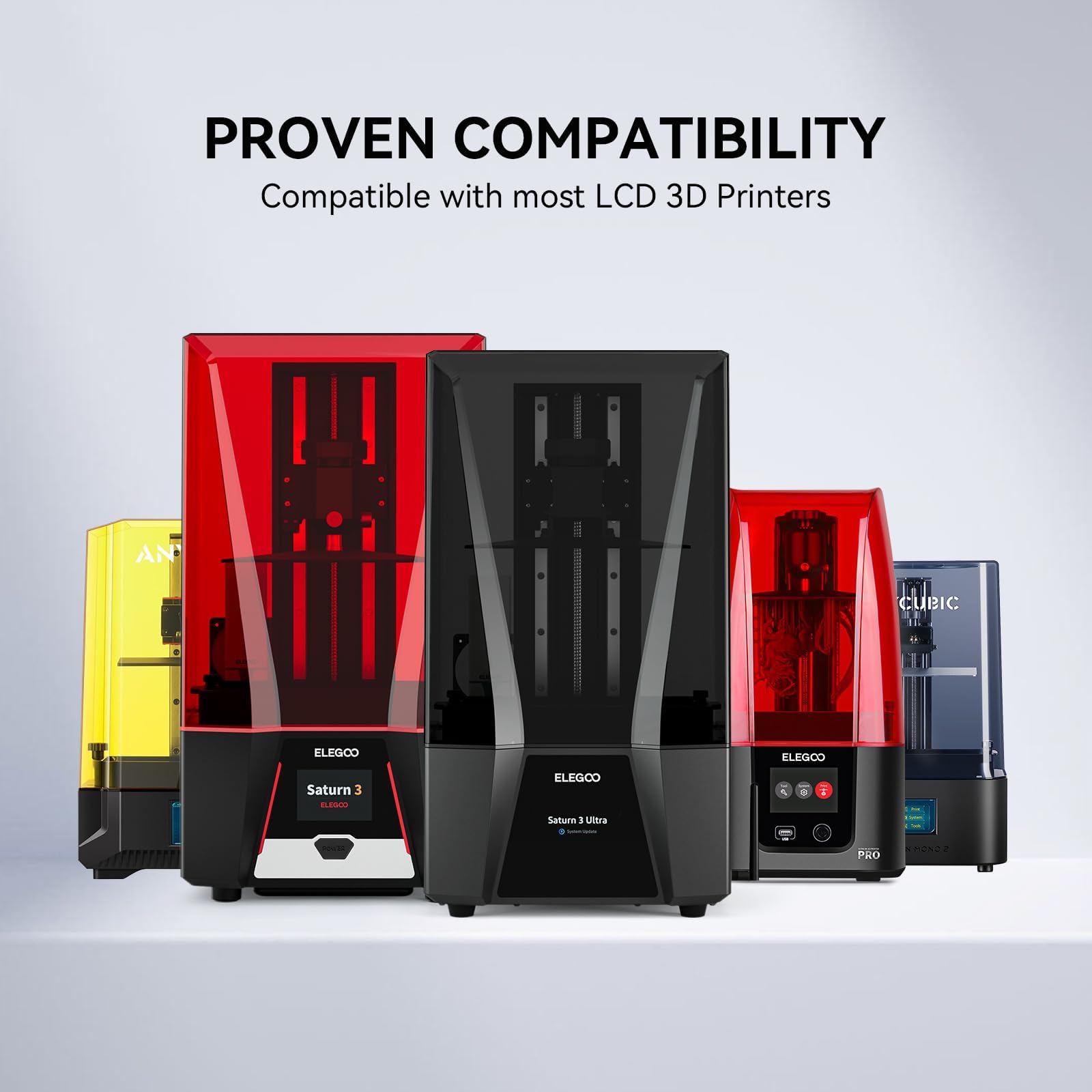 Foto 5 pulgar | Resina Elegoo Upgrade Standard 2.0  Negra  405 Nm  1 Kg  Para Impresión 3d - Venta Internacional.