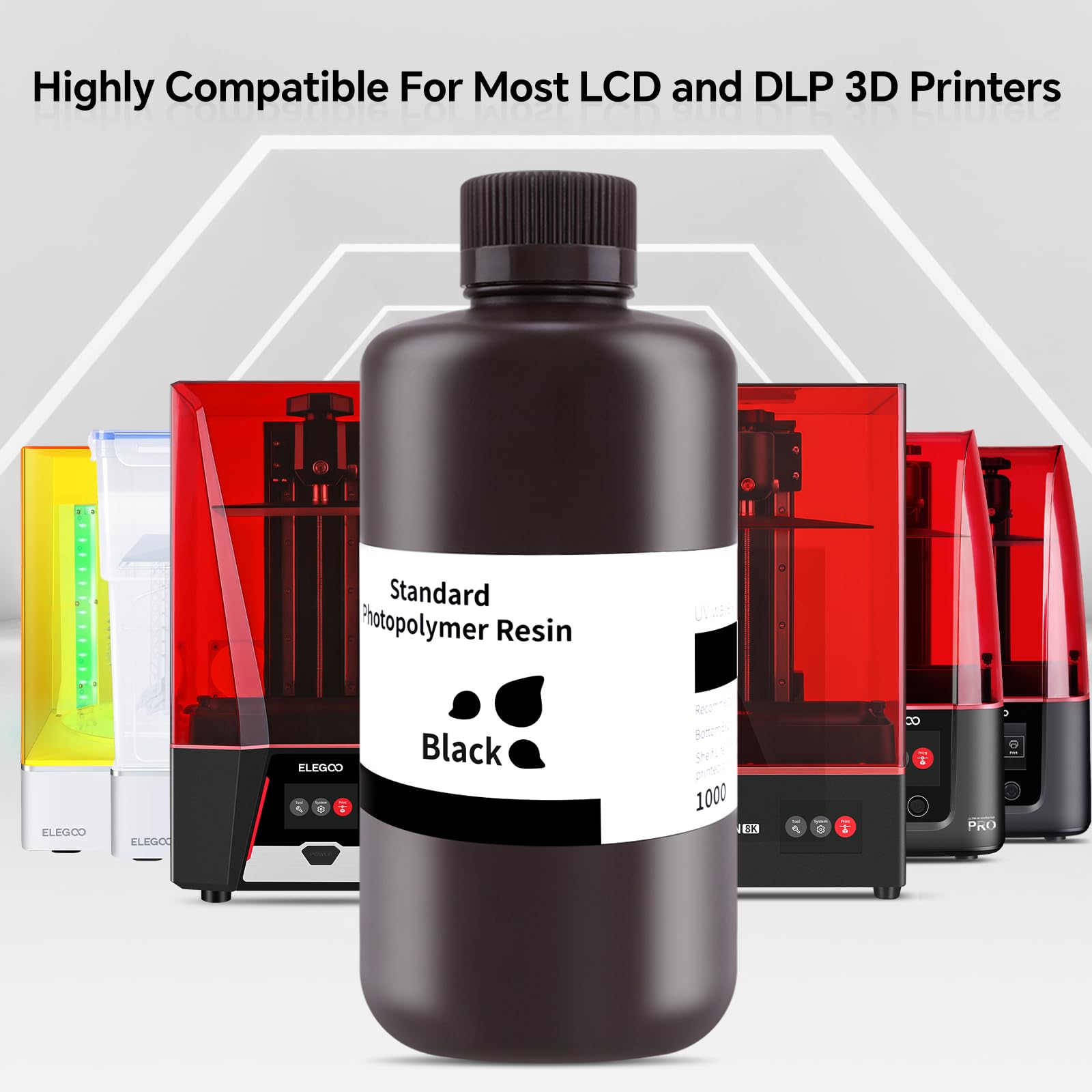 Foto 5 | Impresora 3d De Resina Elegoo Standard Lcd 405nm Uv 1l Negra - Venta Internacional.