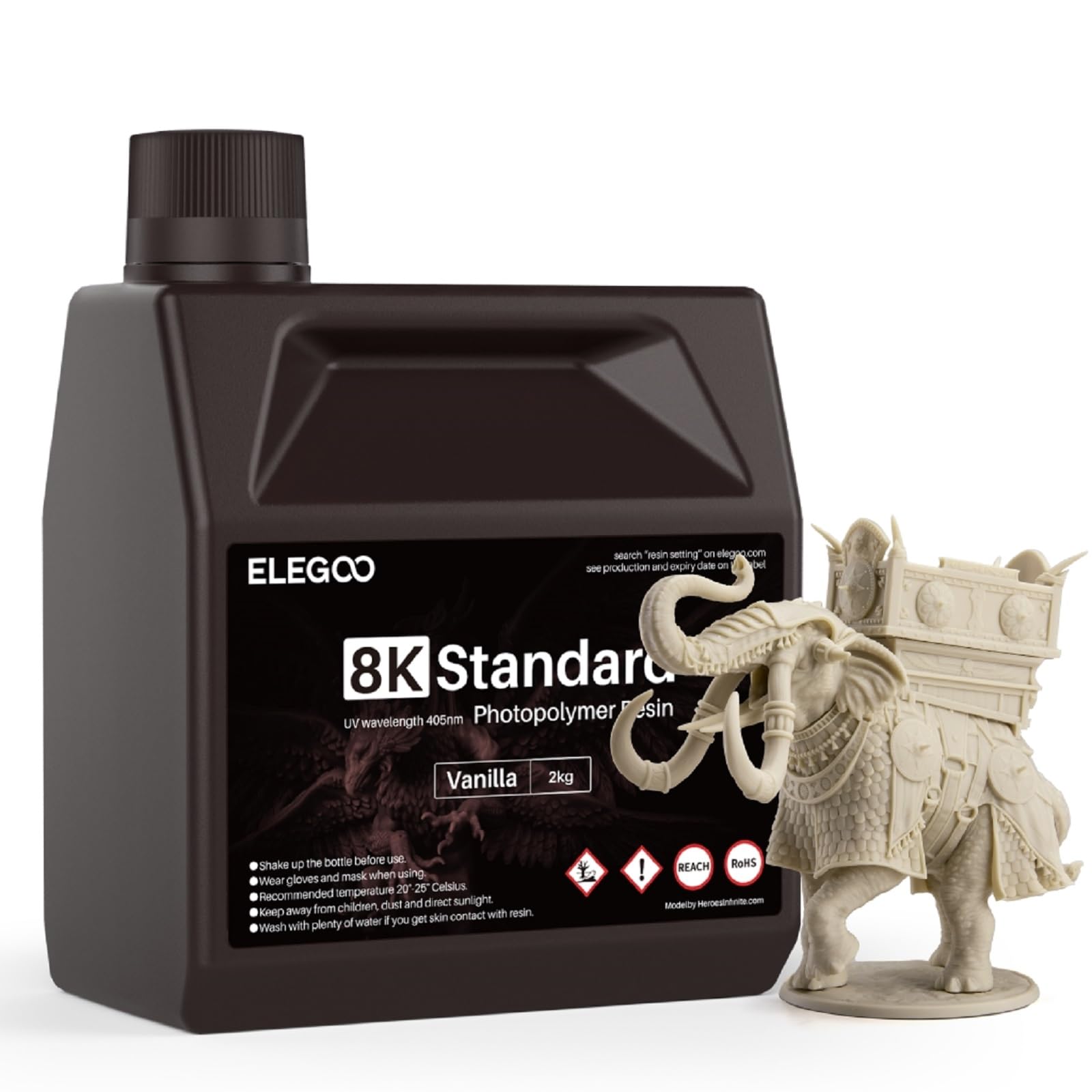 Foto 1 | Impresora 3d De Resina Elegoo 8k Estándar De 2 Kg Para Saturn Lcd Msla - Venta Internacional.