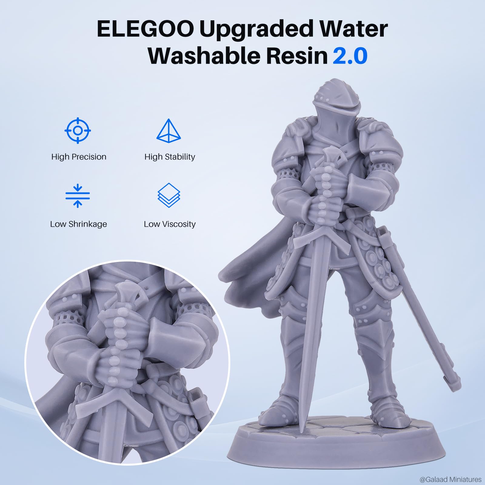 Foto 3 pulgar | Impresora 3d De Resina Elegoo Mejorada  Lavable Con Agua 2.0 Gris  2 Litros - Venta Internacional.