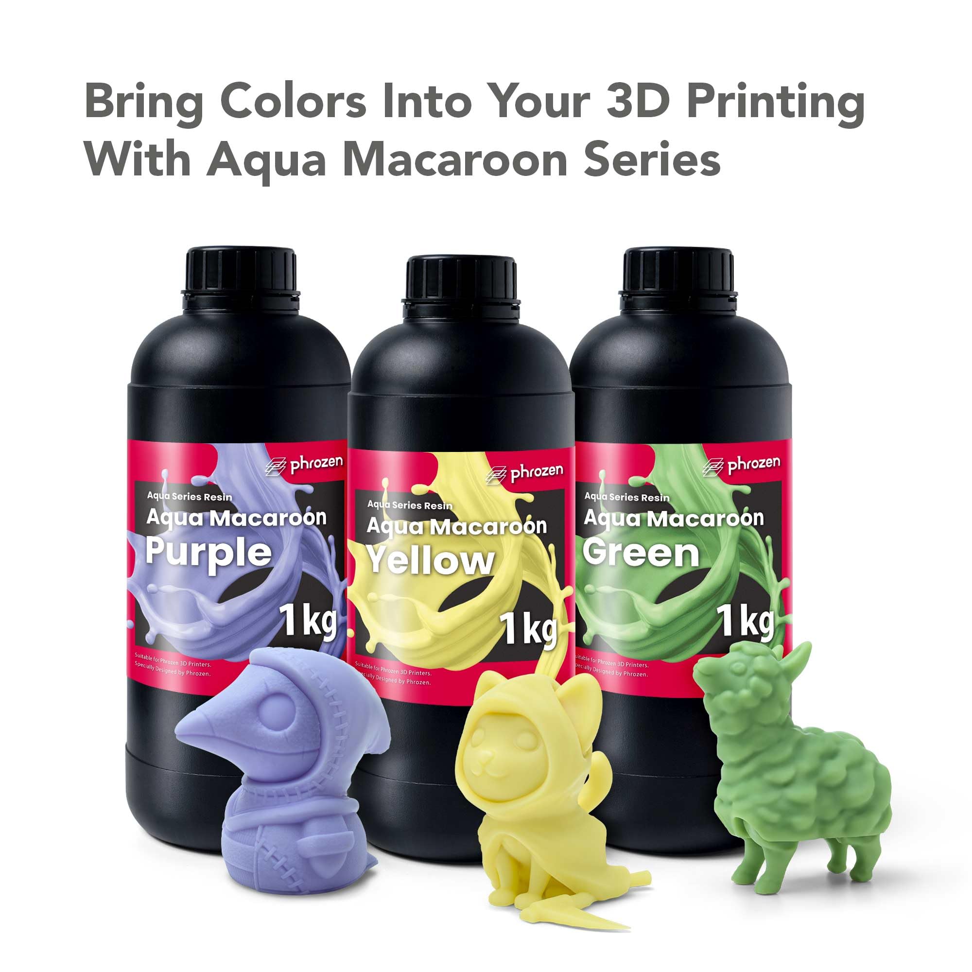 Foto 4 | Resina Para Impresión 3d Phrozen Aqua 405nm Con Curado Uv  1 Litro - Venta Internacional.