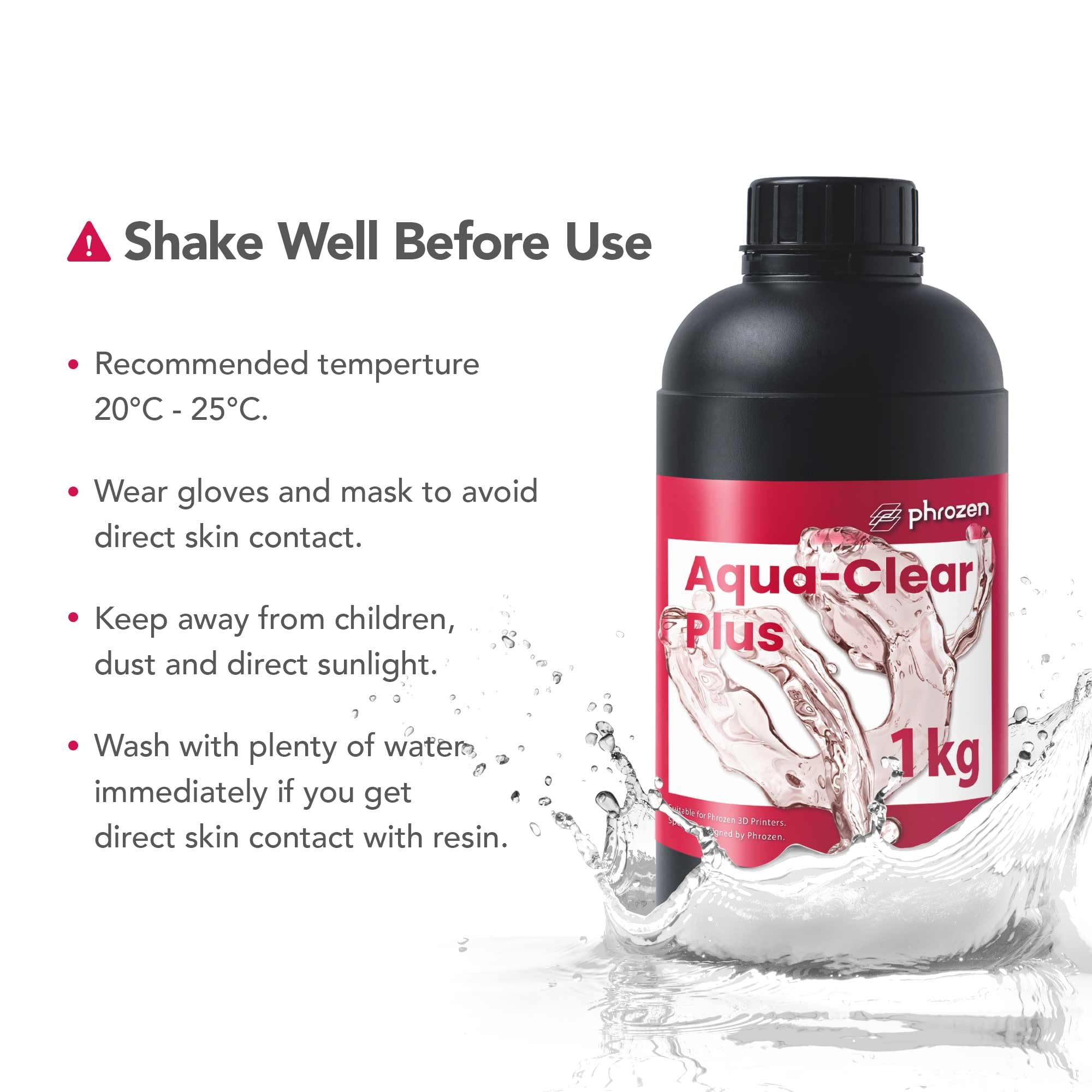 Foto 7 | Impresora 3d Phrozen Rapid Resin Aqua Clear Plus De 1 Kg - Venta Internacional.