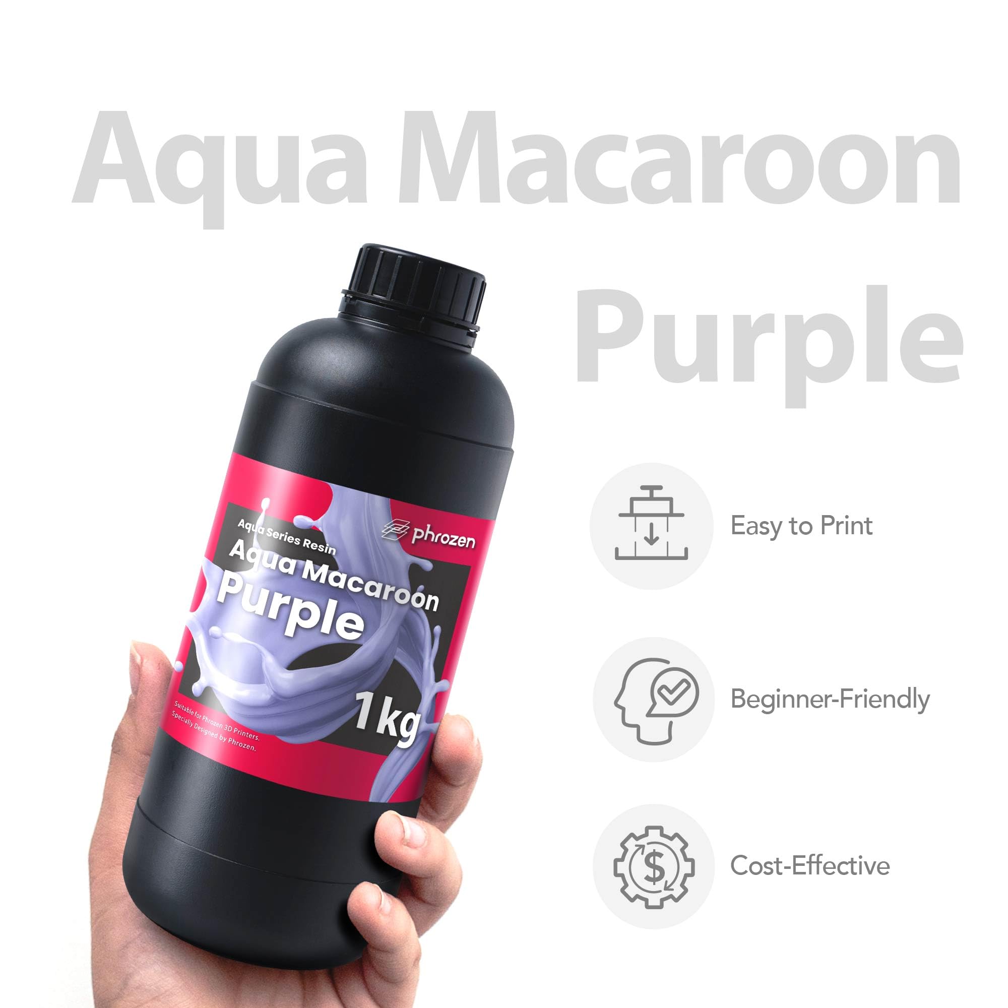 Foto 3 pulgar | Resina Para Impresión 3d Phrozen Aqua 405nm Con Curado Uv  1 Litro - Venta Internacional.