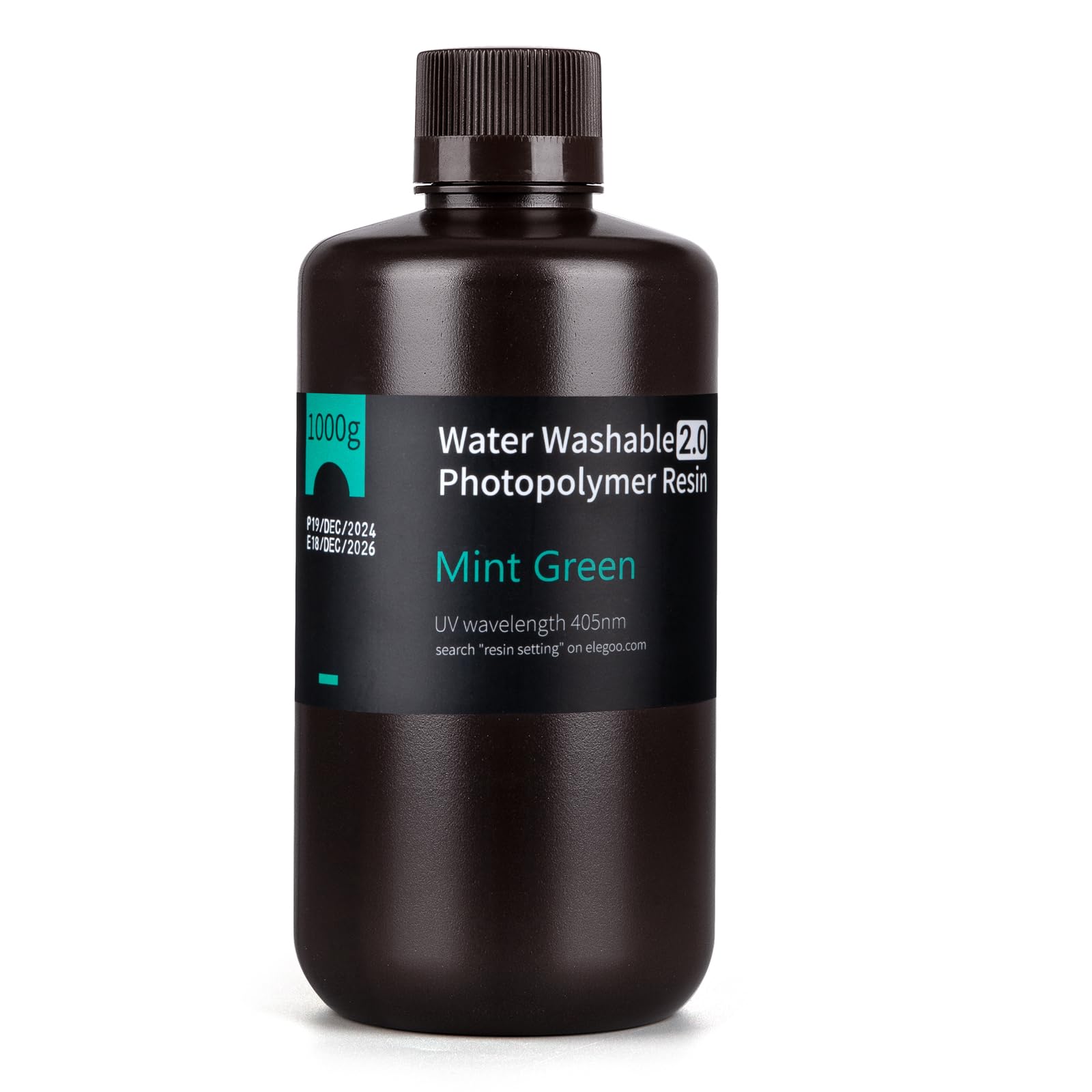 Foto 1 | Impresora 3d De Resina Elegoo  Lavable Con Agua 2.0  Verde Menta  1 Kg - Venta Internacional.