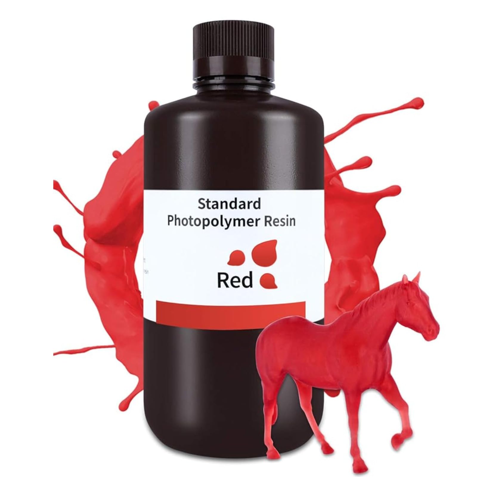 Foto 2 pulgar | Impresora 3d De Resina Elegoo Standard  Color Rojo Transparente  1 Kg  Para Lcd De 405 Nm - Venta Internacional.