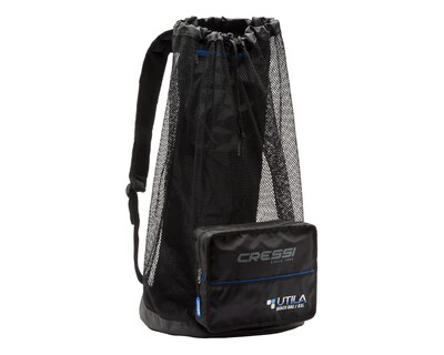 Foto 2 | Mochila Cressi Utila color Negro/ Azul de Malla para Buceo y Snorkeling