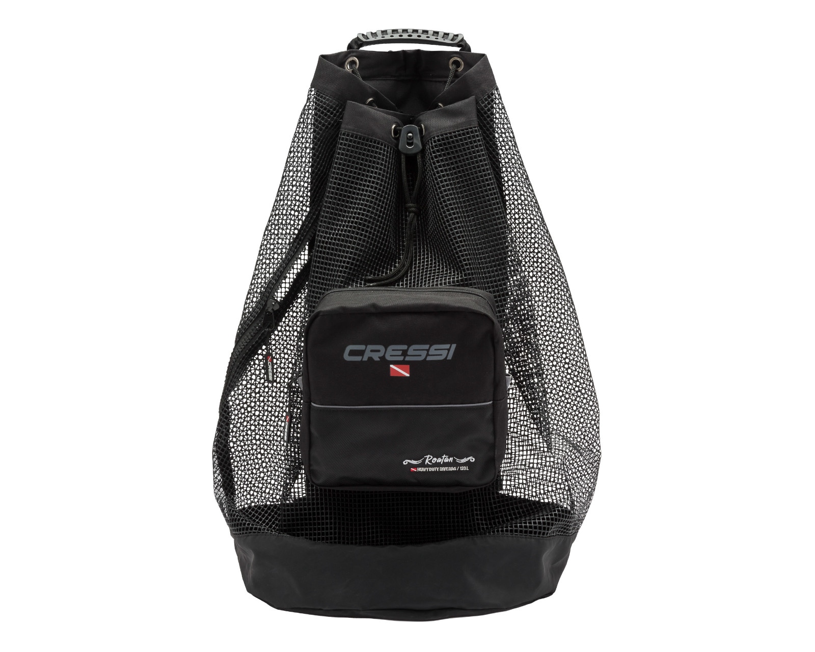 Mochila Cressi Roatan color Negro de Malla para Buceo y Snorkeling $2,631