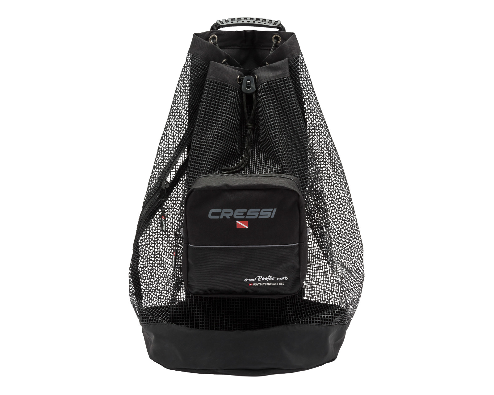 Mochila Cressi Roatan color Negro de Malla para Buceo y Snorkeling