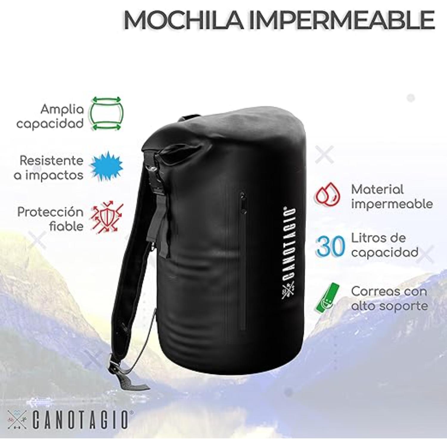 Foto 3 pulgar | Mochila Impermeable Canotagio 30l