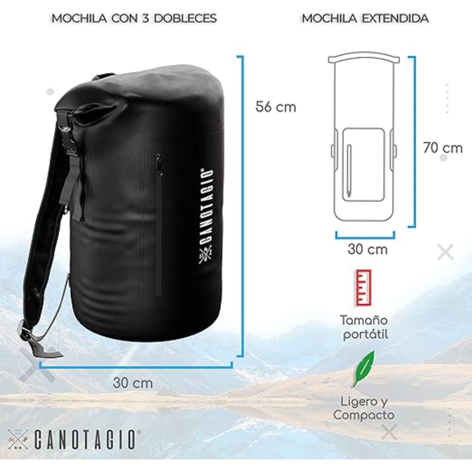 Foto 4 pulgar | Mochila Impermeable Canotagio 30l