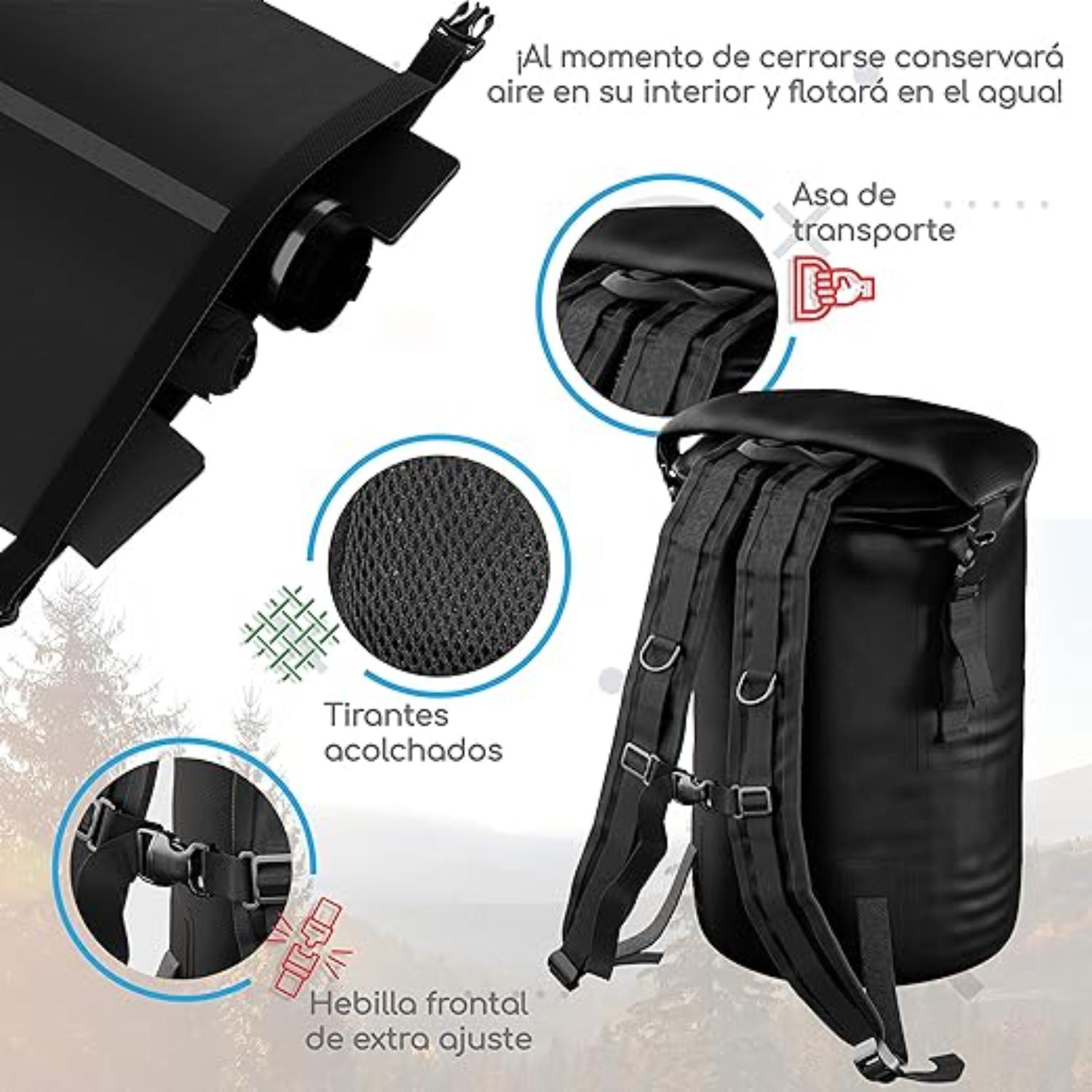 Foto 7 pulgar | Mochila Impermeable Canotagio 30l