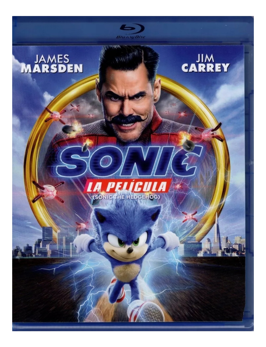 Foto 2 pulgar | Blu-ray Sonic La Pelicula Jim Carrey