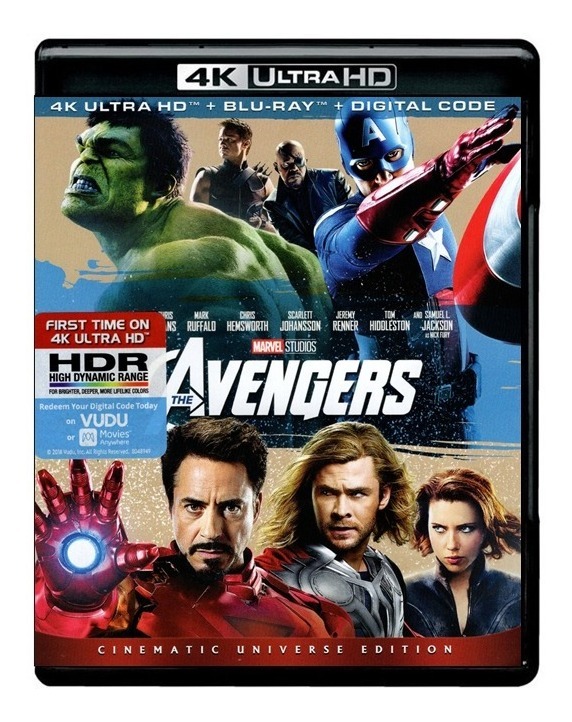 Foto 2 pulgar | Blu Ray Avengers 4k Ultra Hd