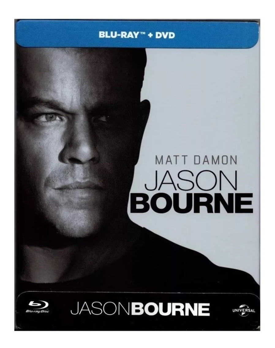 Jason Bourne 2016 Accion Pelicula Steelbook Blu Ray