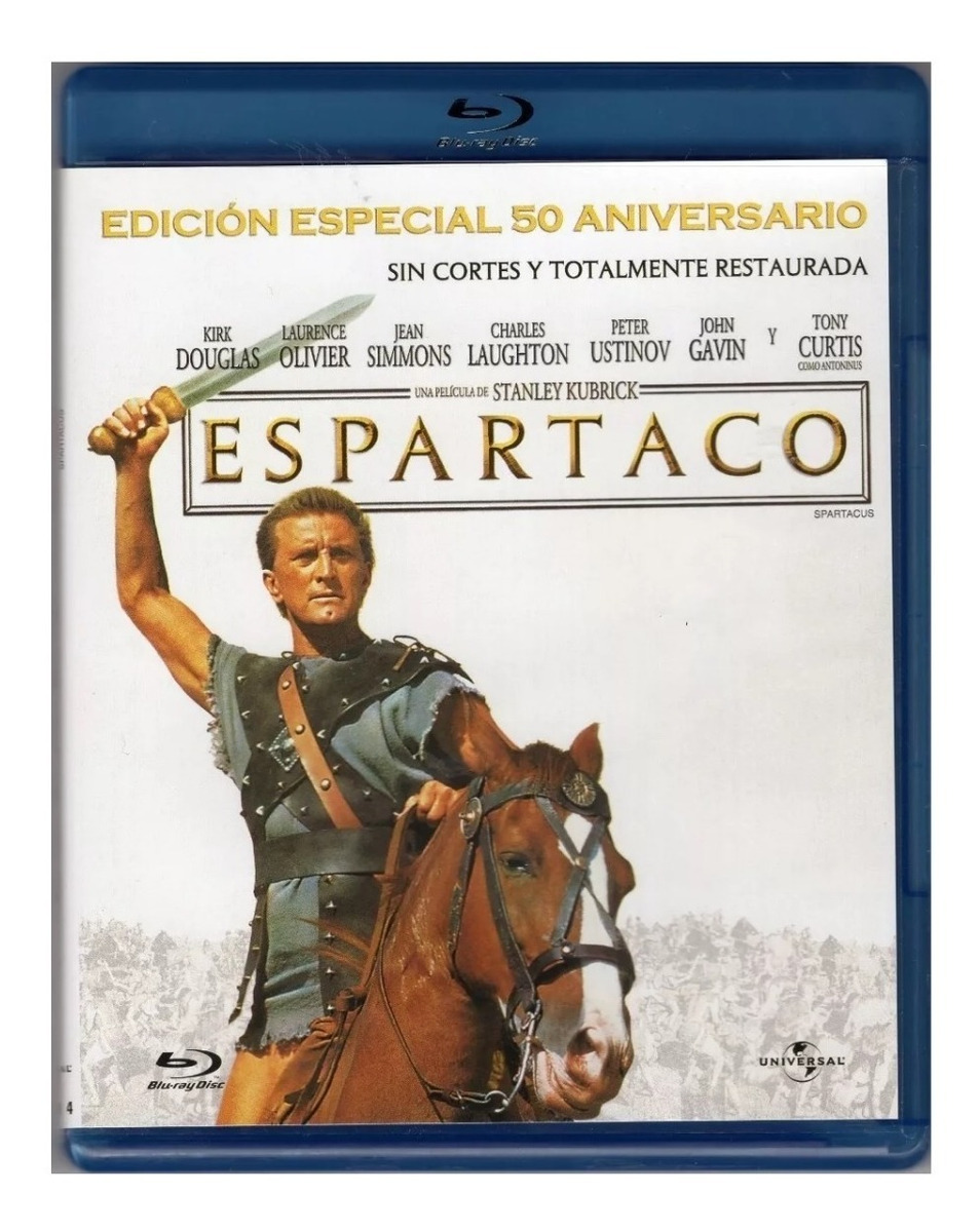 Espartaco Spartacus Stanley Kubrick Pelicula Blu Ray