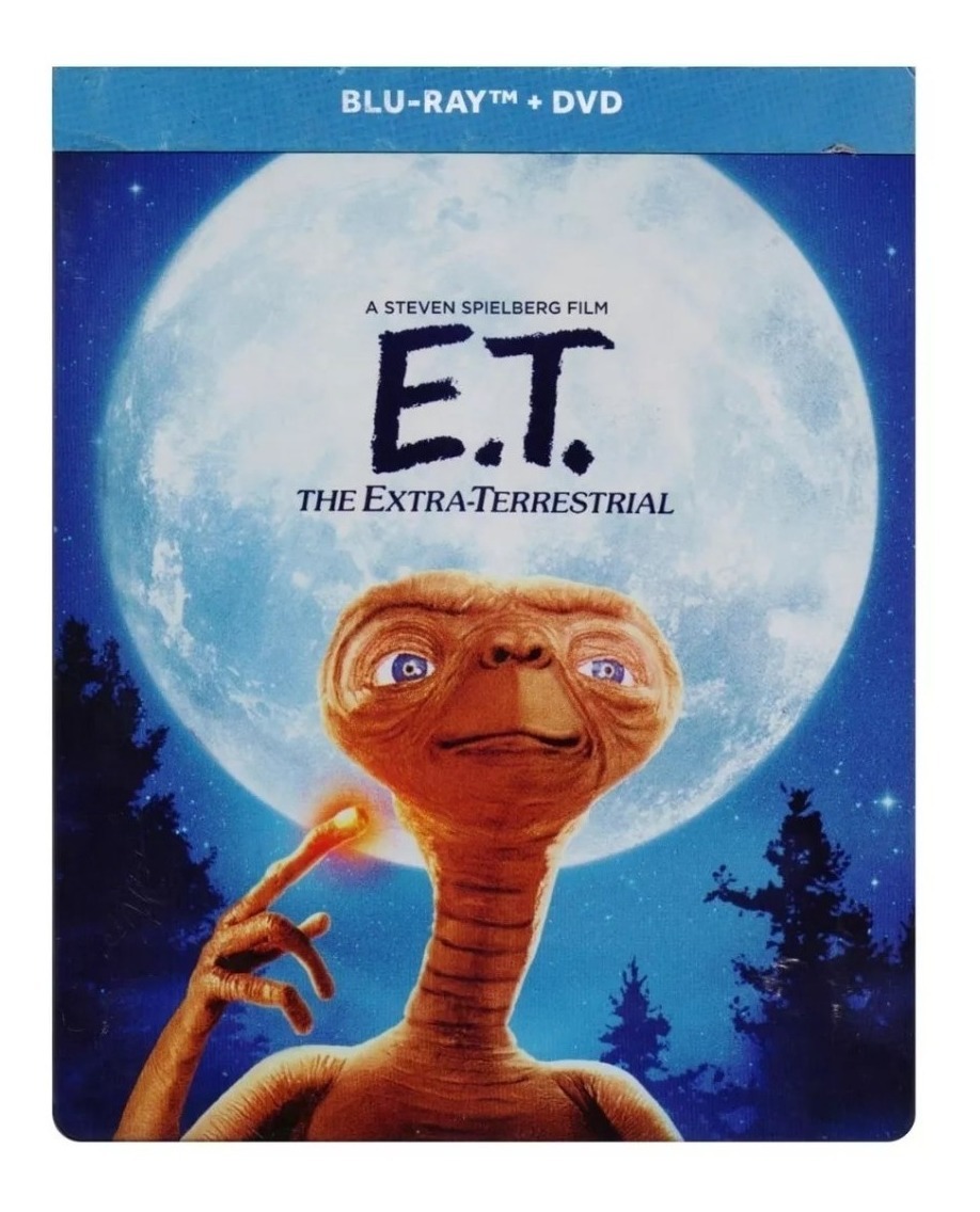 Et El Extraterrestre Steelbook Spielberg Blu Ray  Dvd