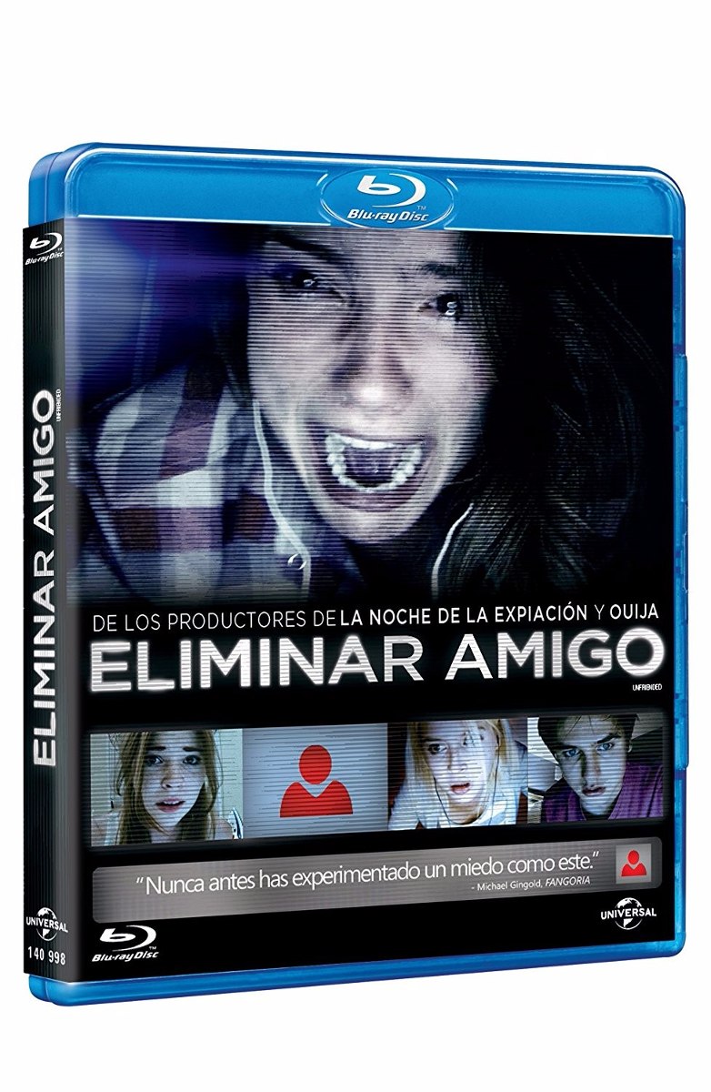 Eliminar Amigo Unfriend Pelicula En Blu Ray