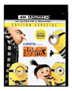 Foto 1 | Mi Villano Favorito 3 Tres Pelicula 4k Ultra Hd Blu Ray