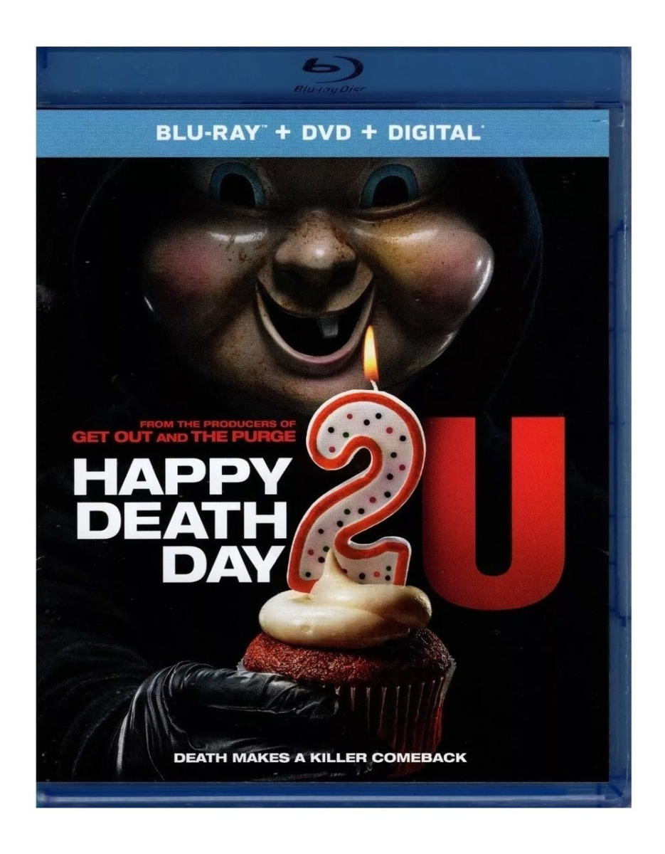 Foto 2 pulgar | Feliz Dia Muerte 2 Happy Death Day Pelicula Blu Ray  Dvd